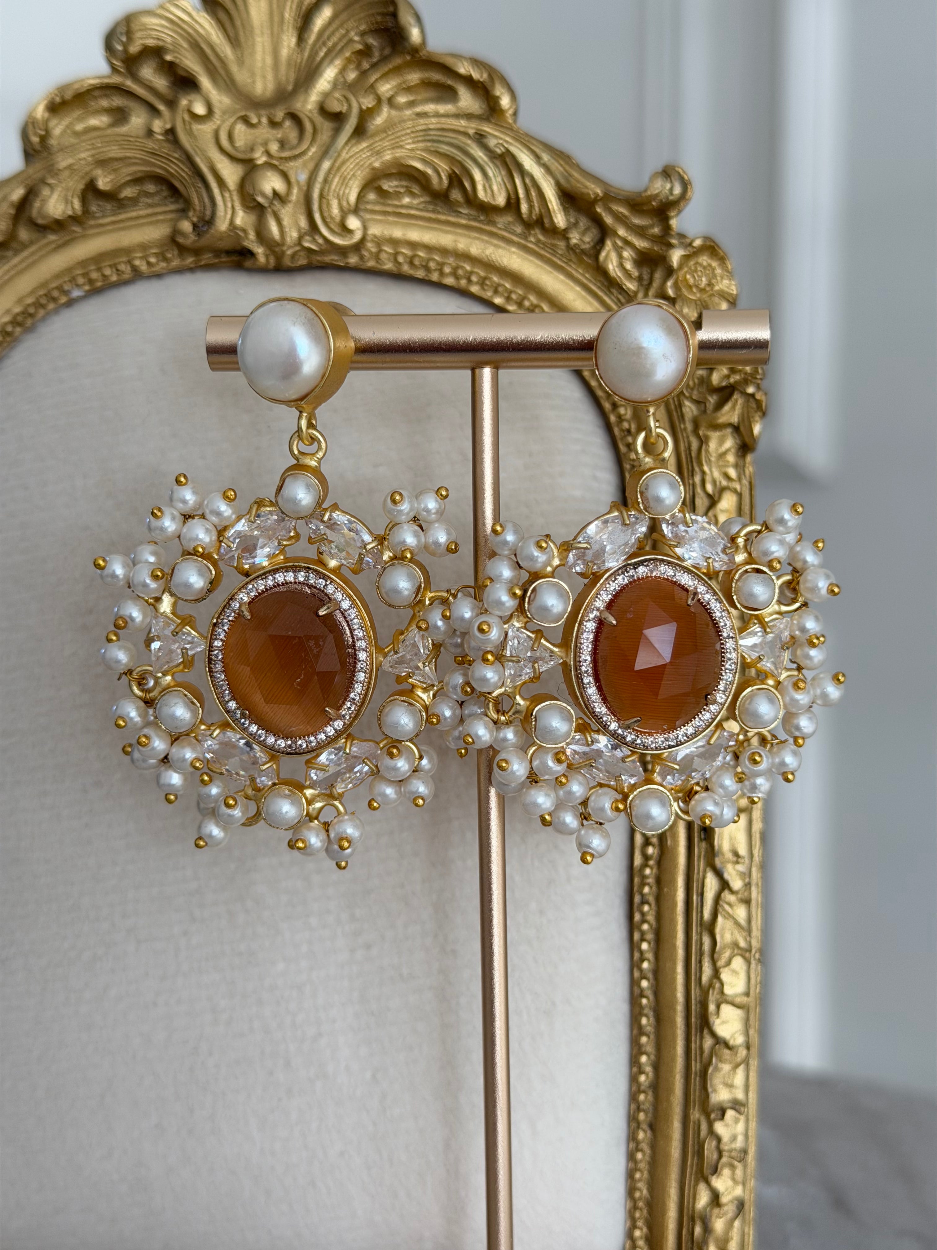 Saffron Orange Earrings