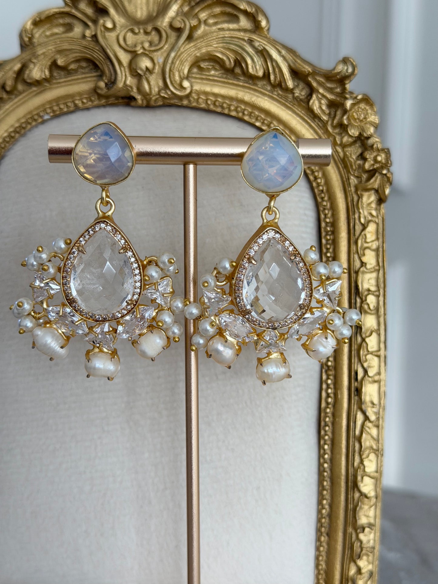 Hiba Moonstone Earrings