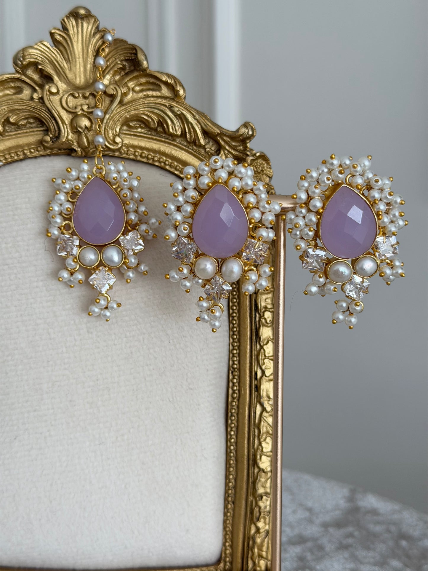 Ariyya Lilac Tikka Set