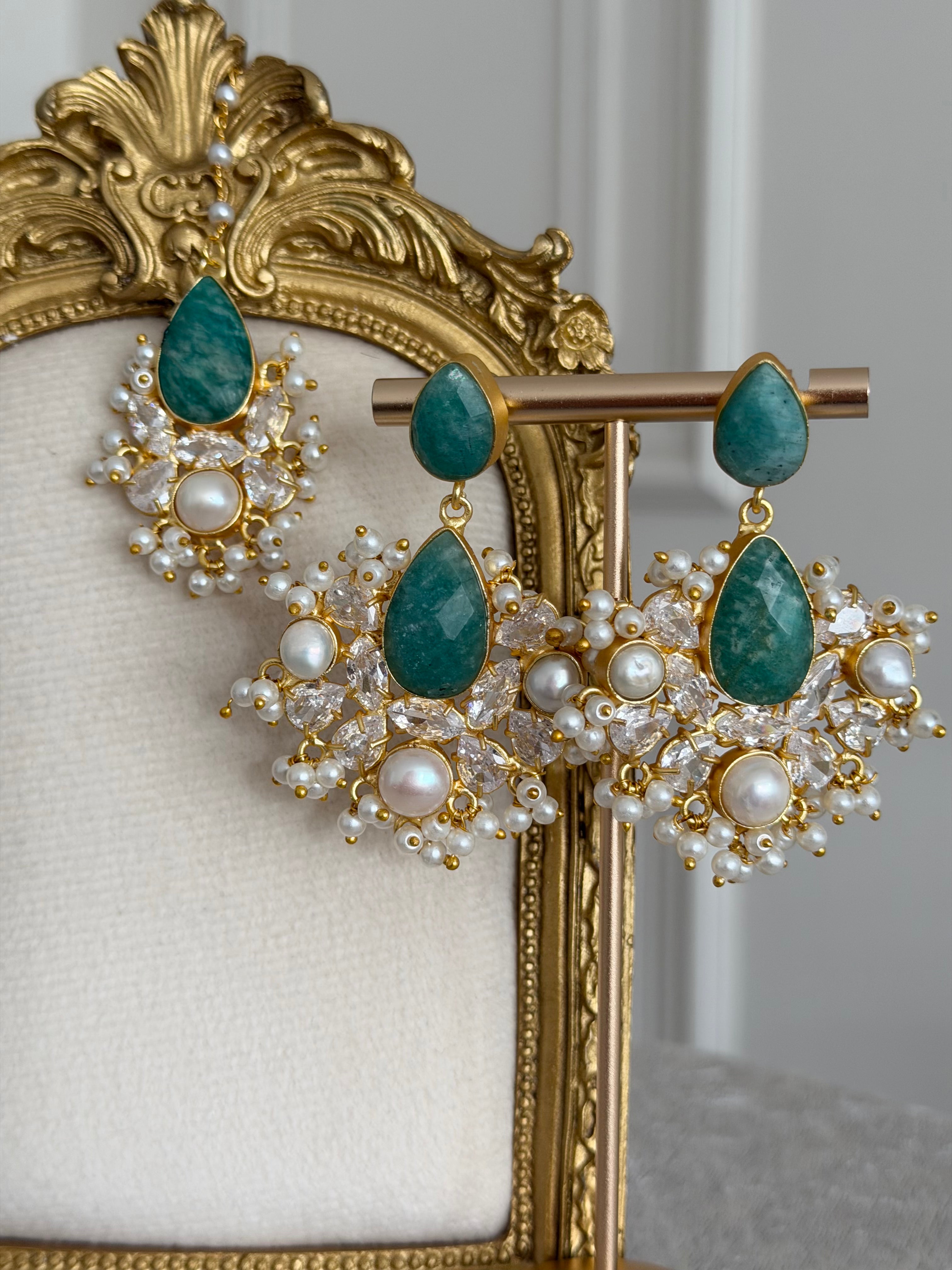 Hunza Teal Tikka Set