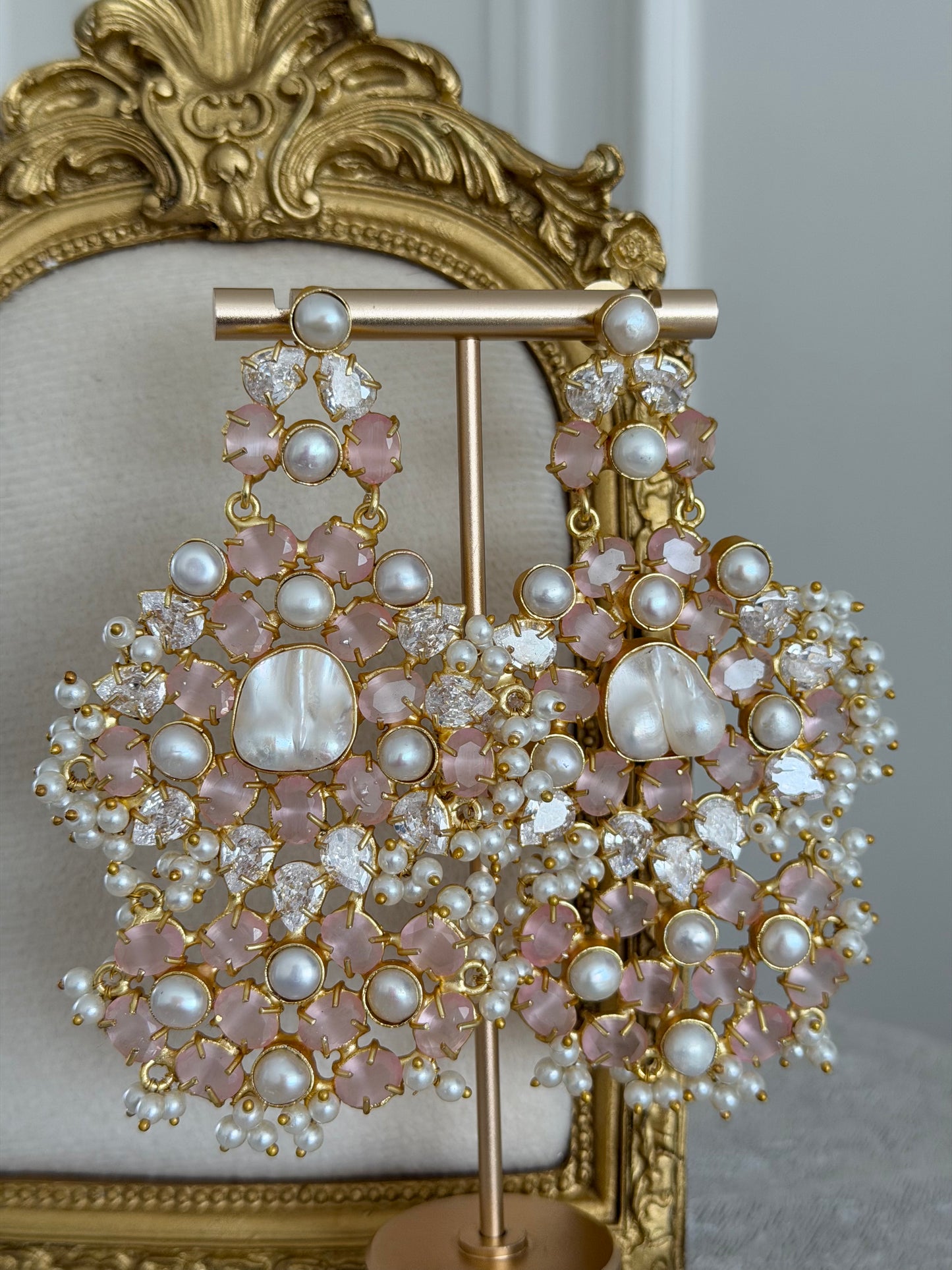 Meera Pink Earrings
