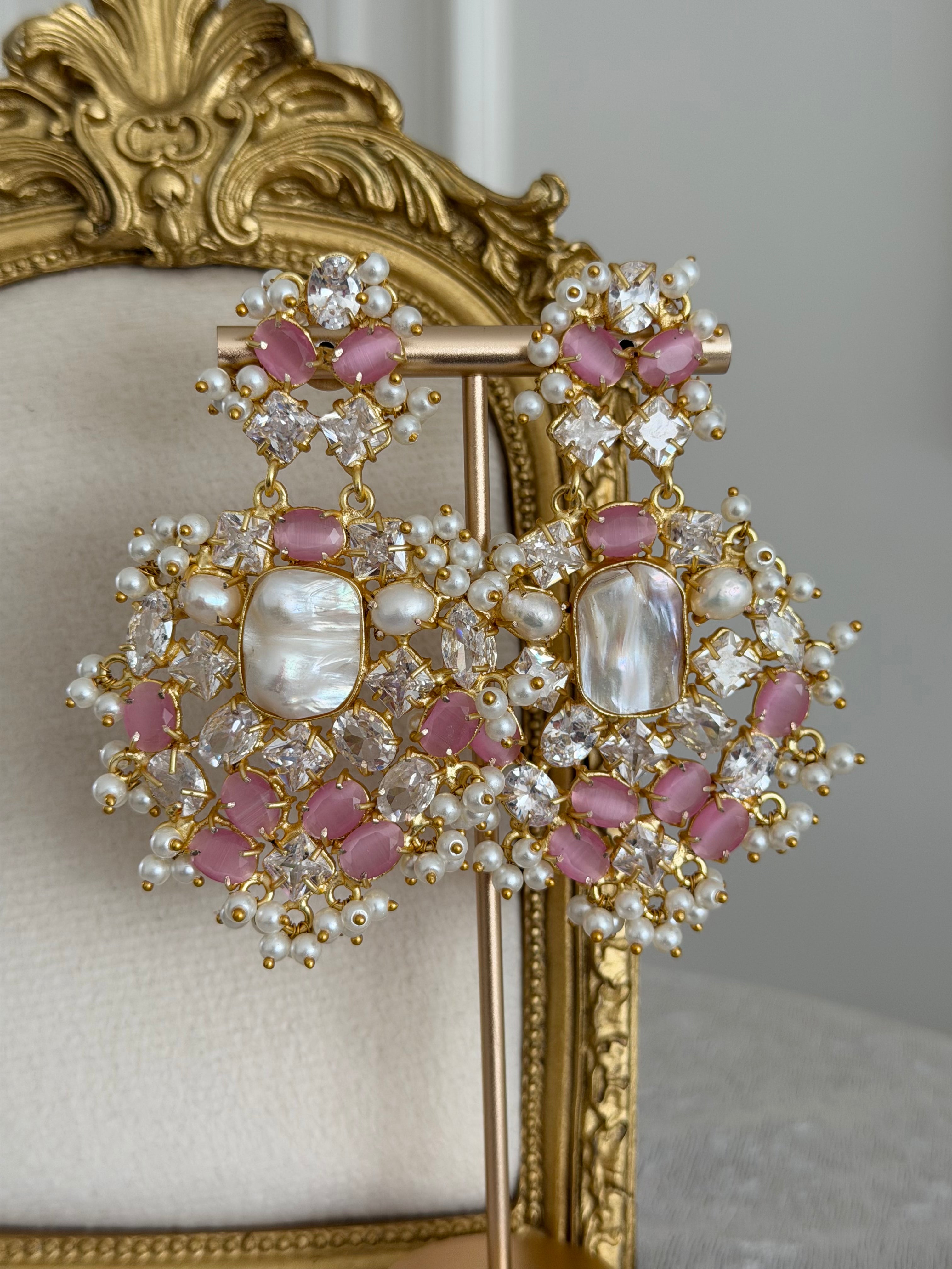 Alima Pink Earrings