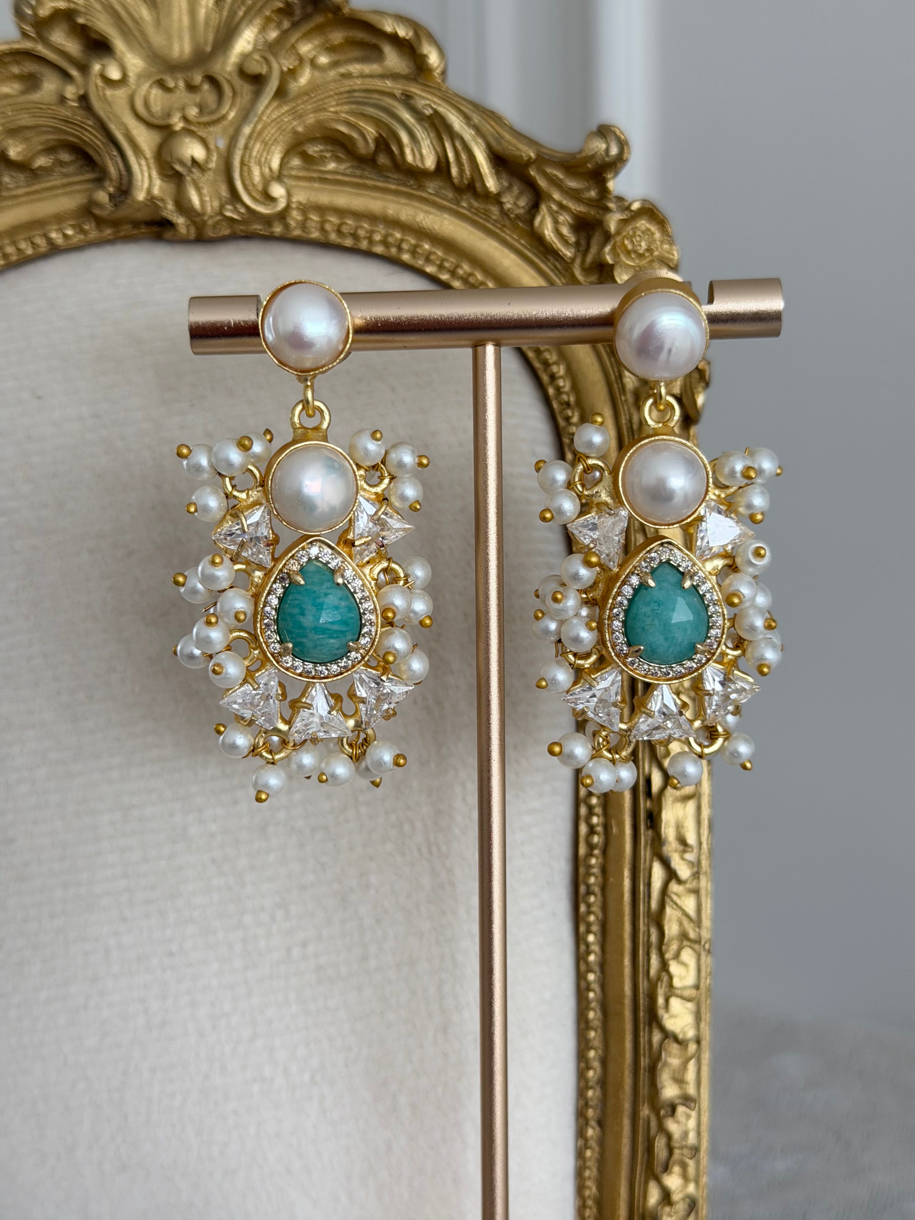 Cayra Blue Earrings