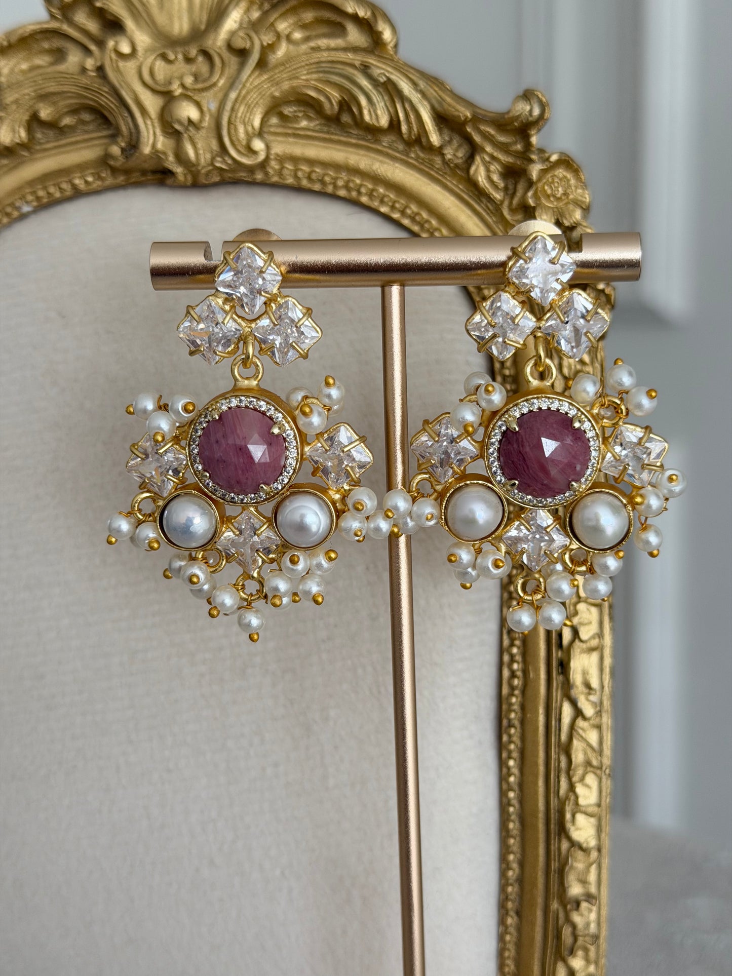 Najah Pink Earrings