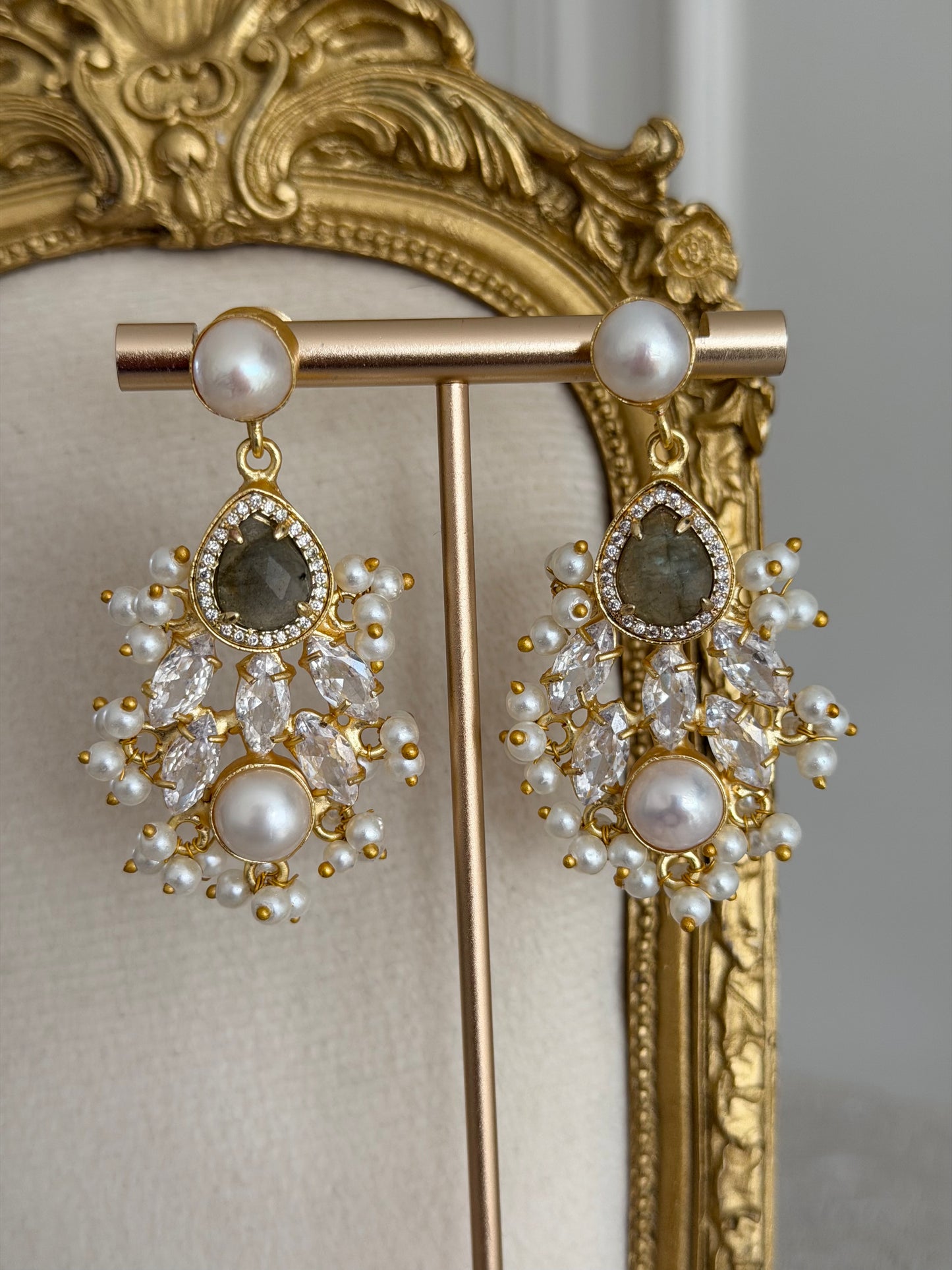 Anisah Grey Earrings