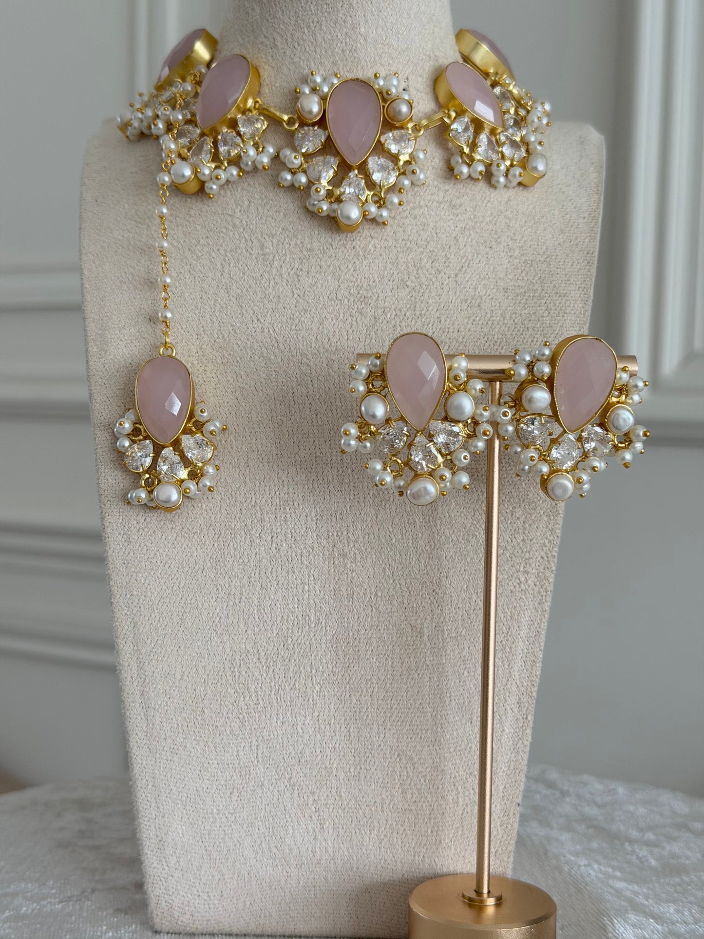 Haani Pink Necklace Set