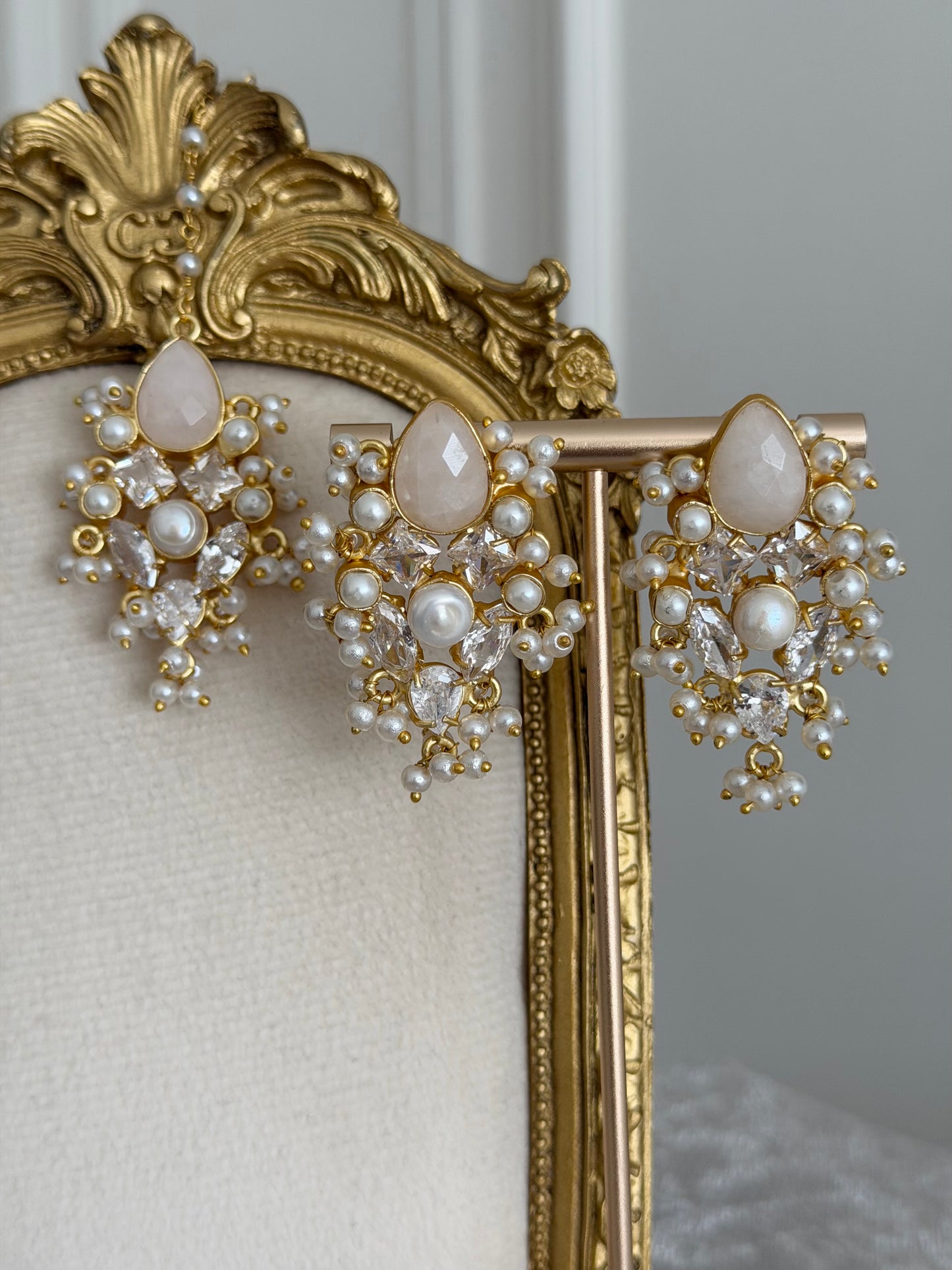 Rosa Beige Tikka Set