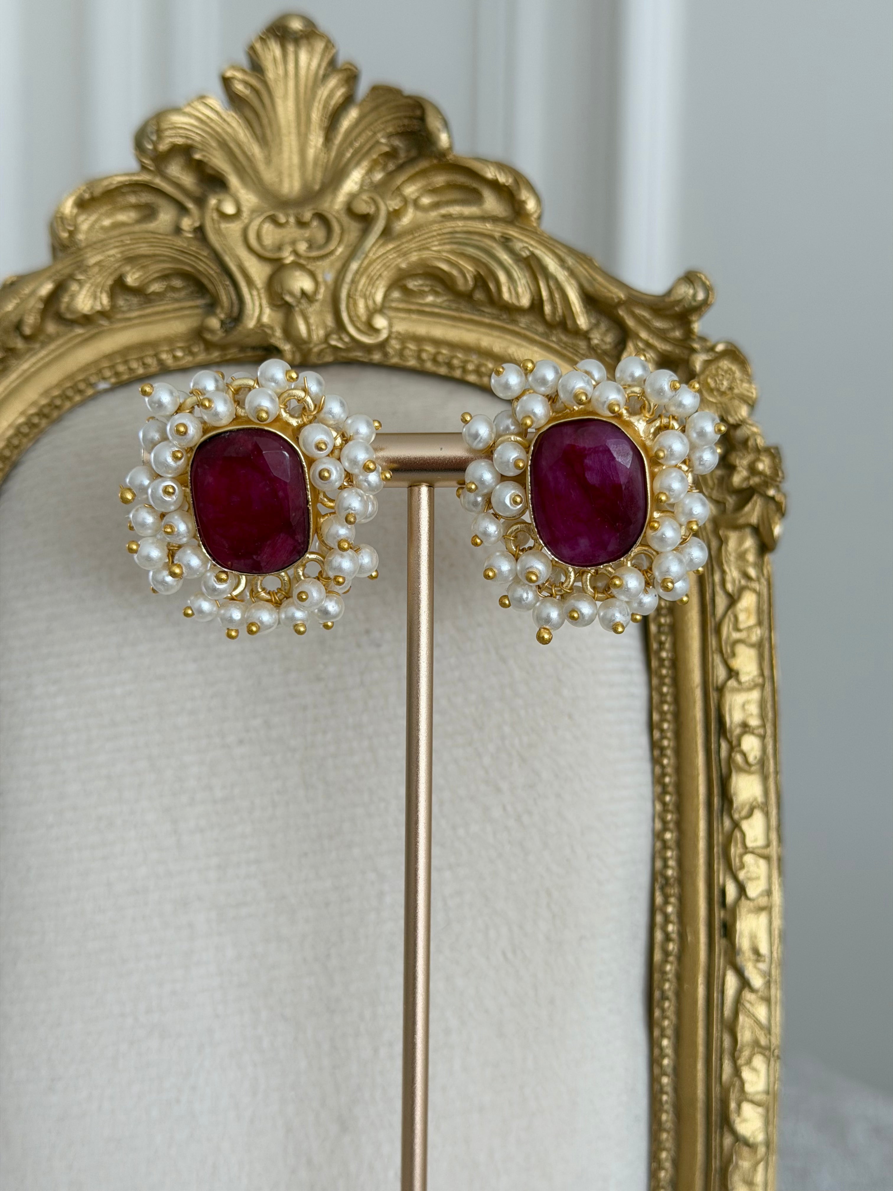 Sevda Ruby Earrings
