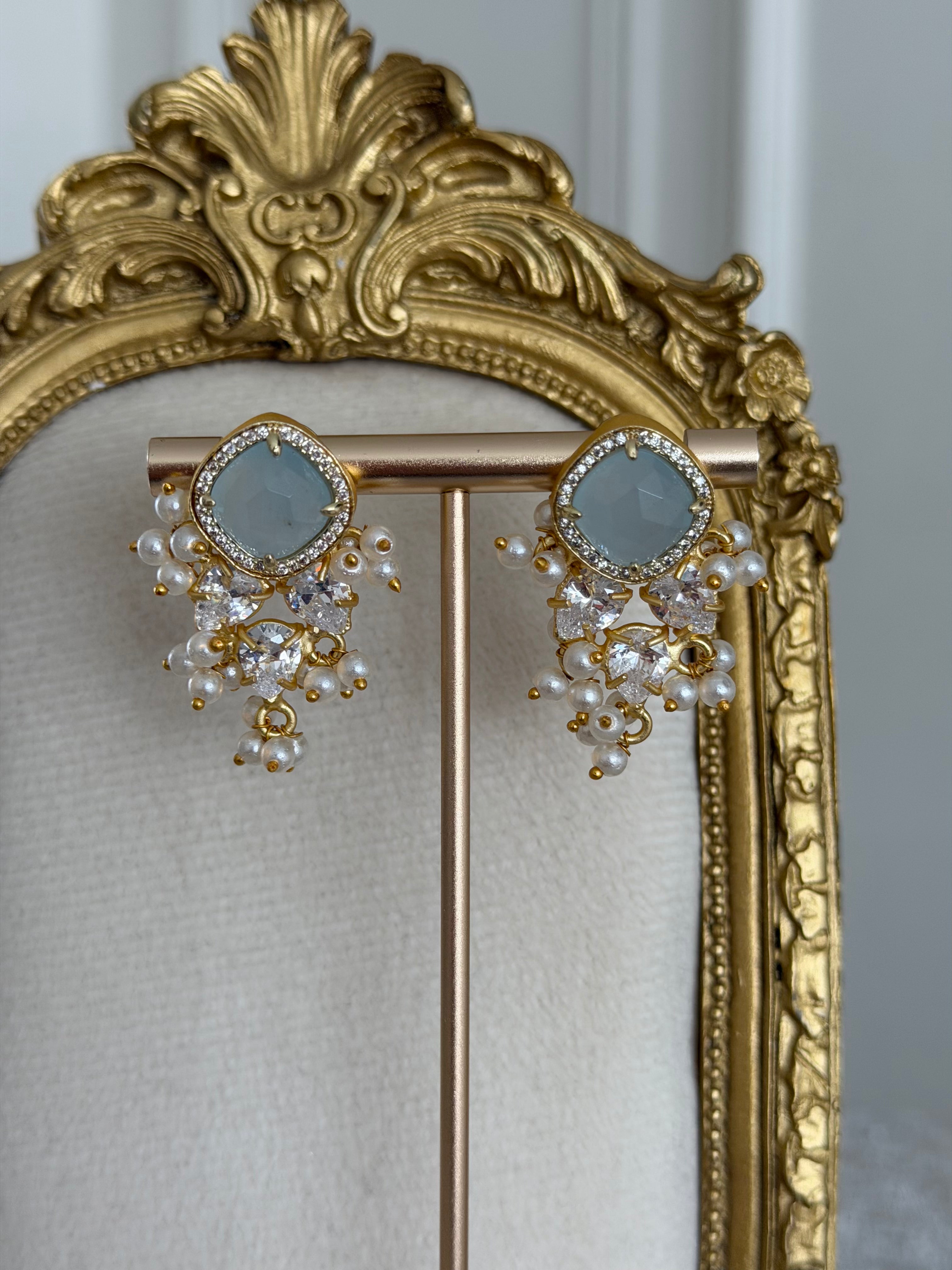 Kayali Ice Blue Earrings