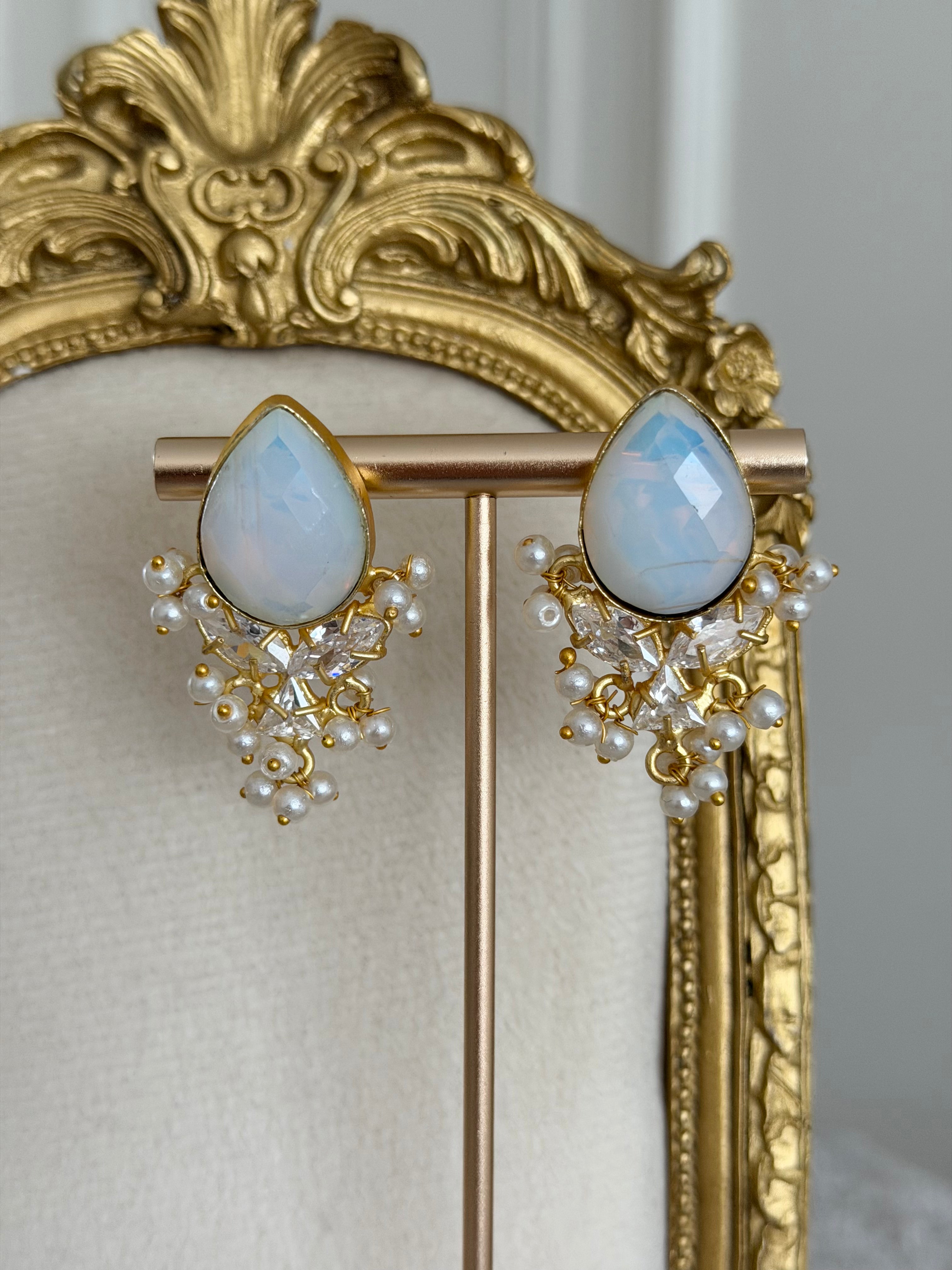 Avy Moonstone Earrings