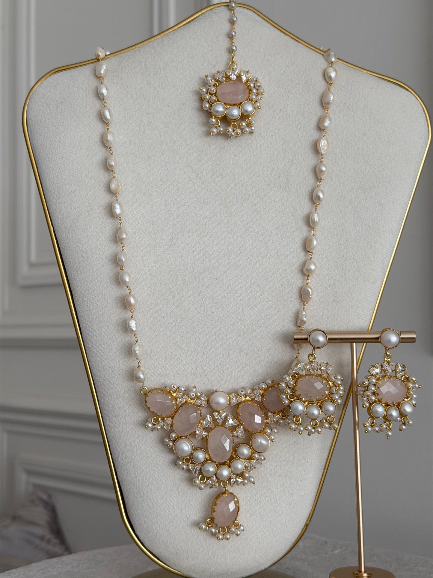 Elena Rose Quartz Mala Sets