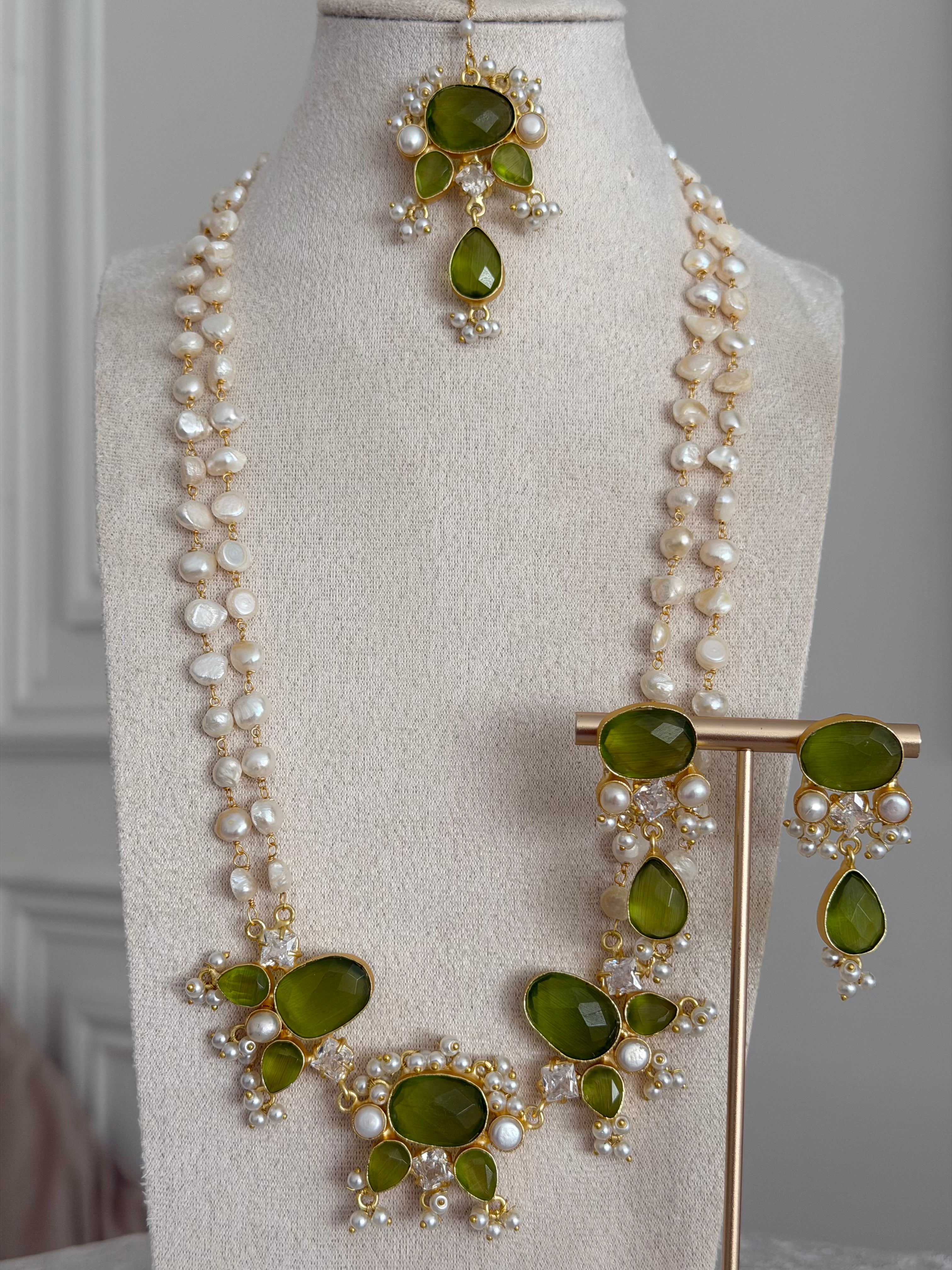Eman Olive Mala Set