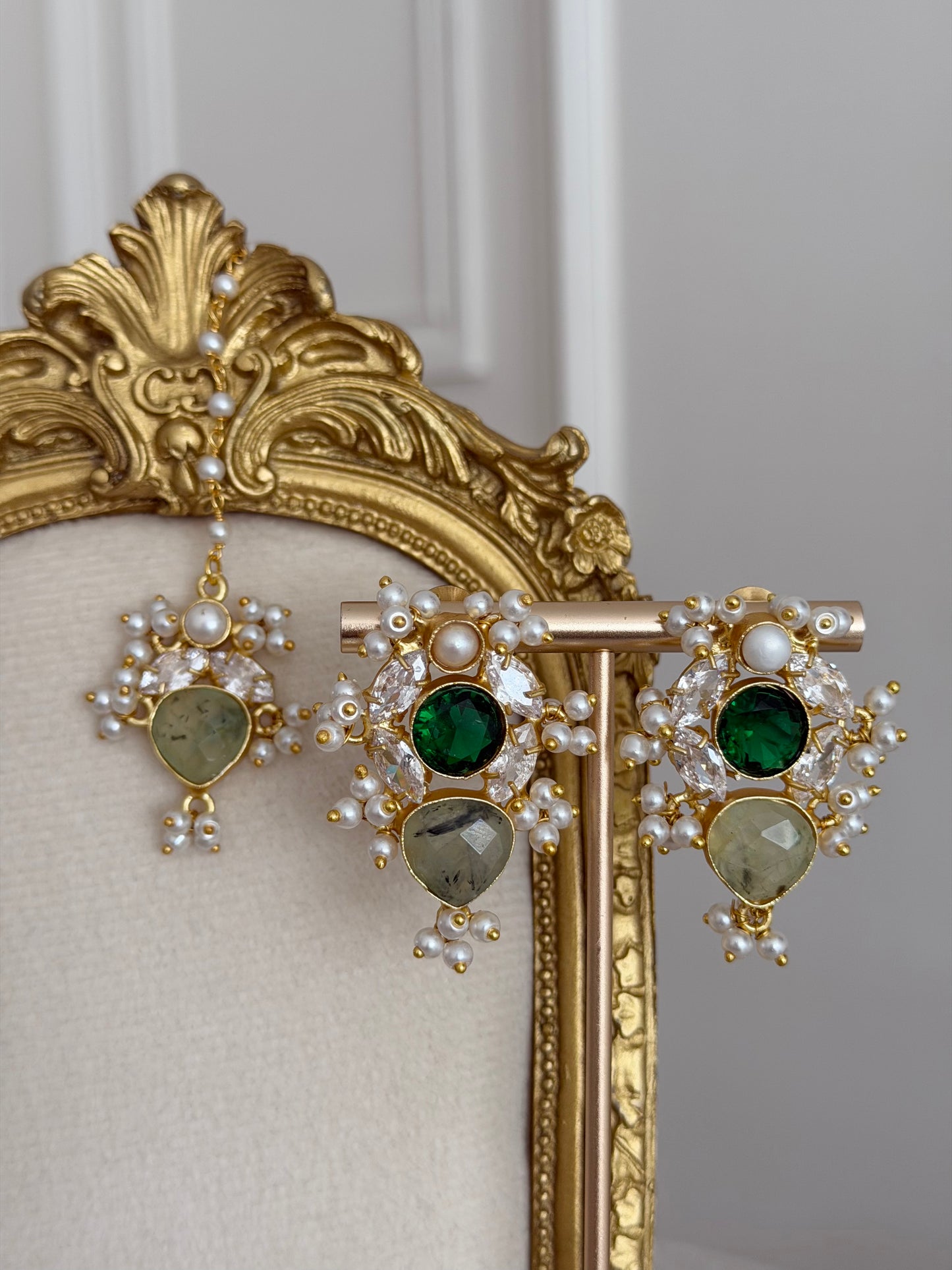 Mona Prehnite & Green Tikka Set