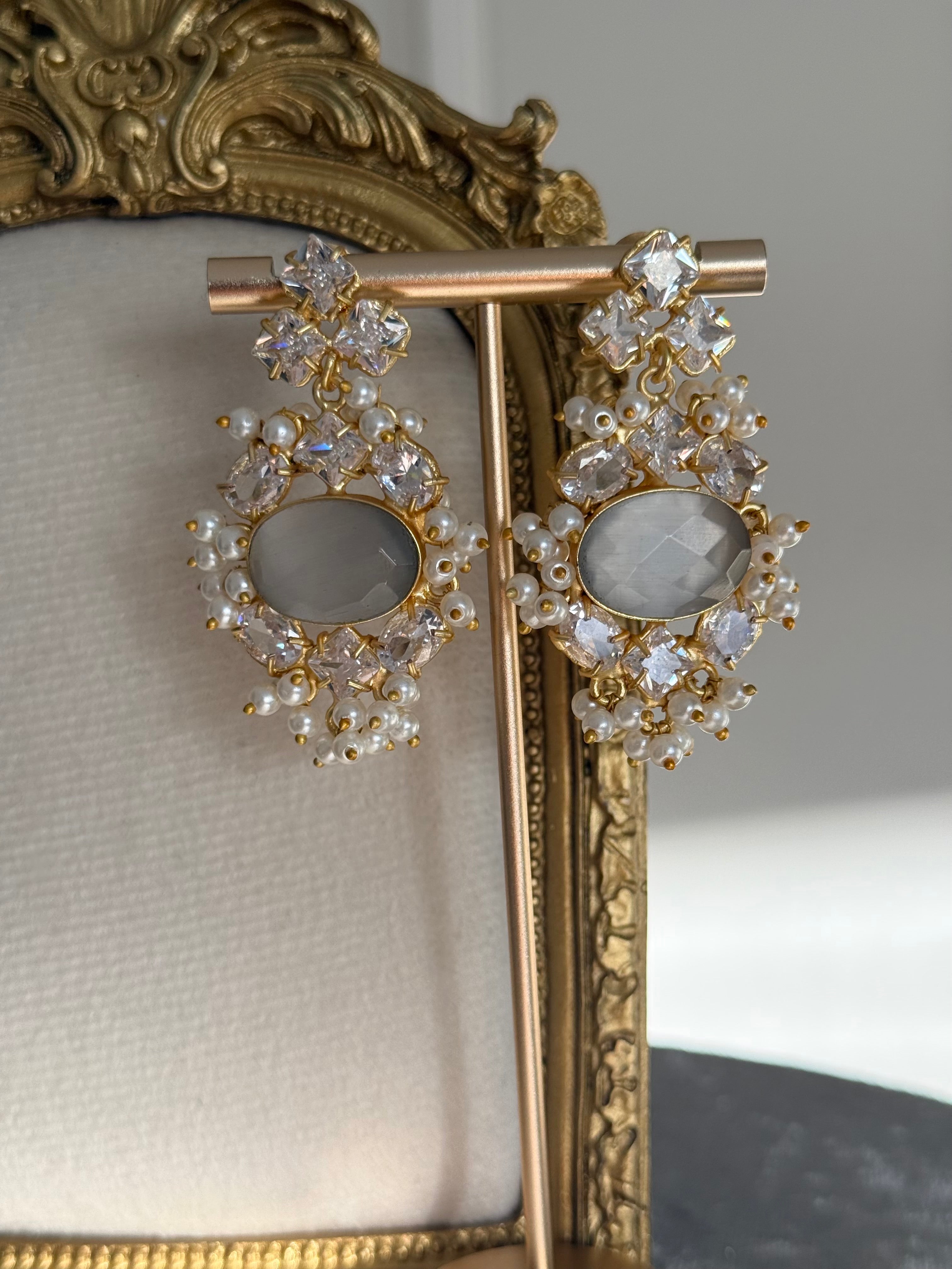 Maya Grey Earrings