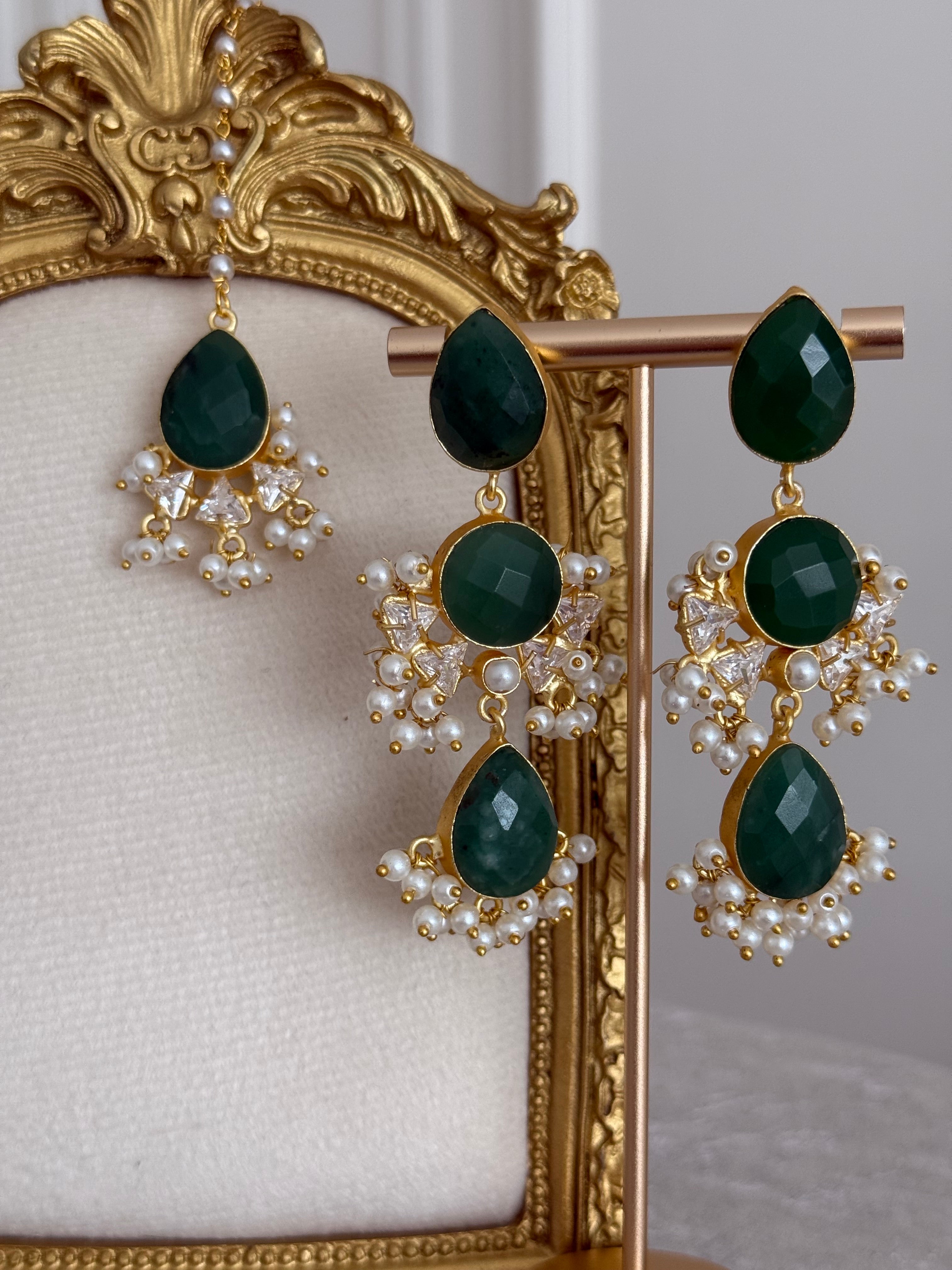 Maysa Green Tikka Set