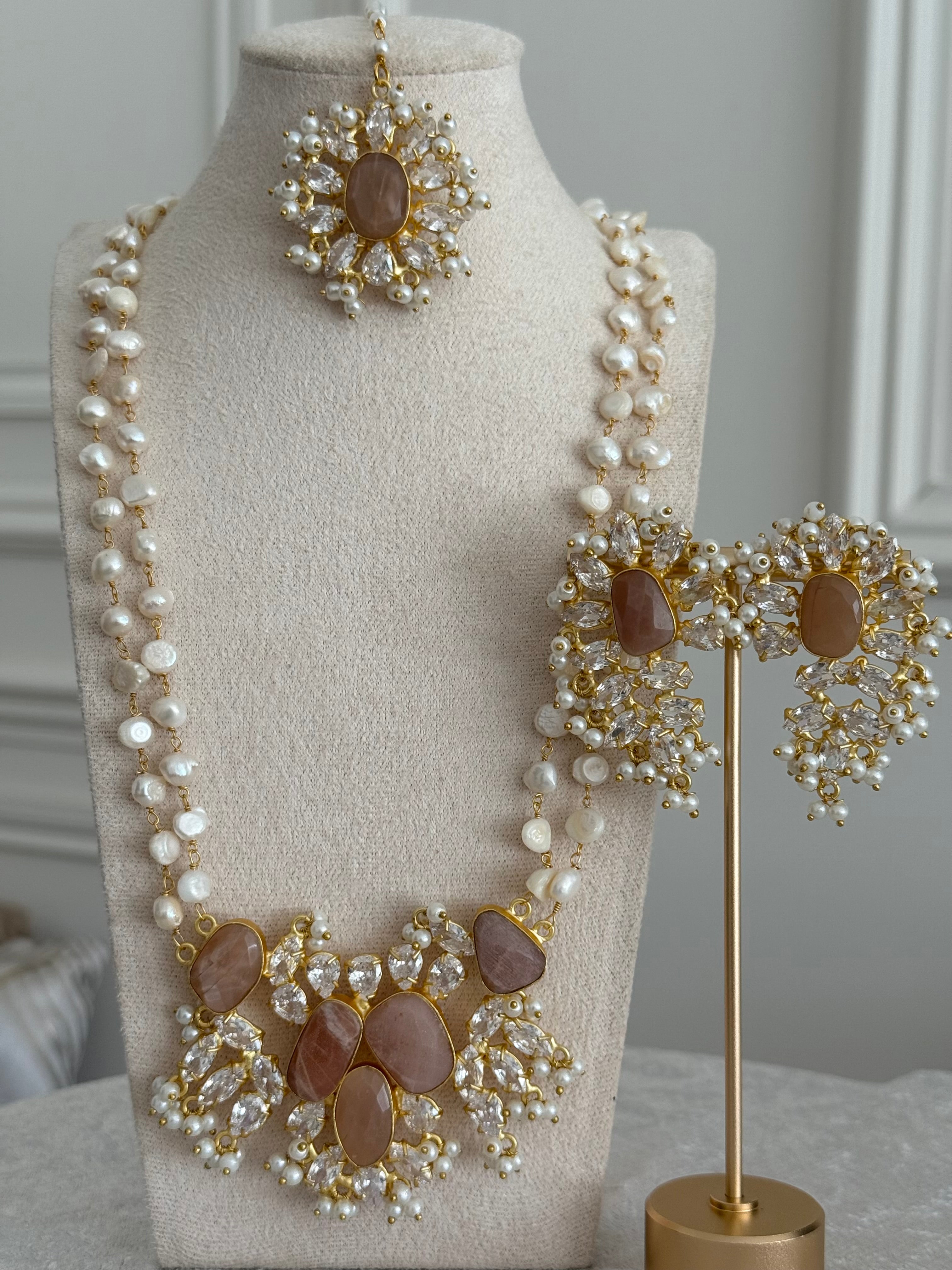 Miraal brown mala set