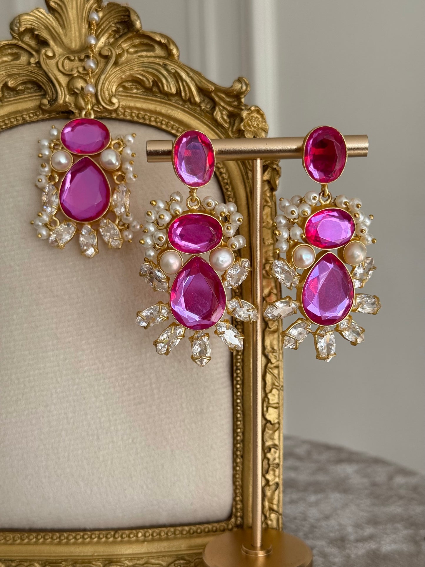 Arya Pink Tikka Set
