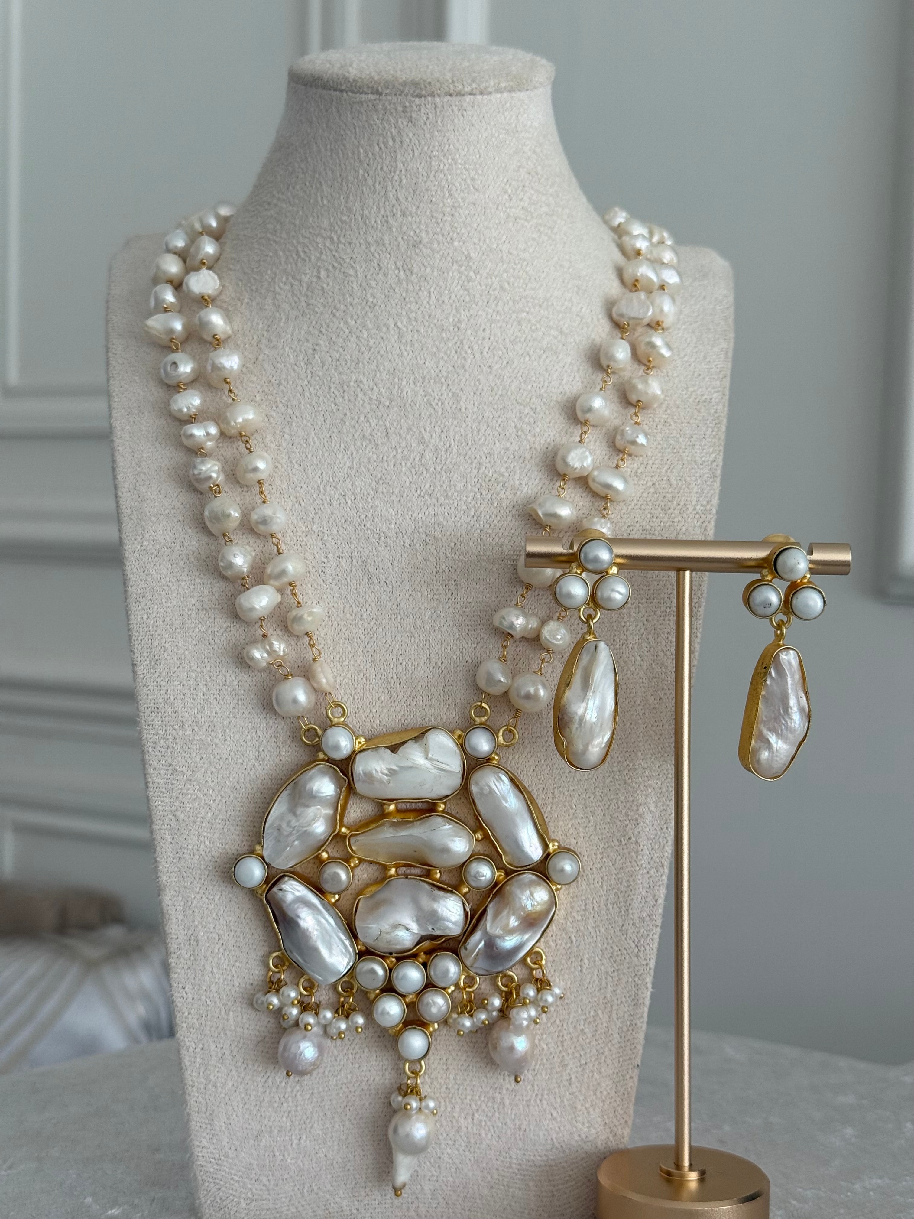 Ella pearl mala set