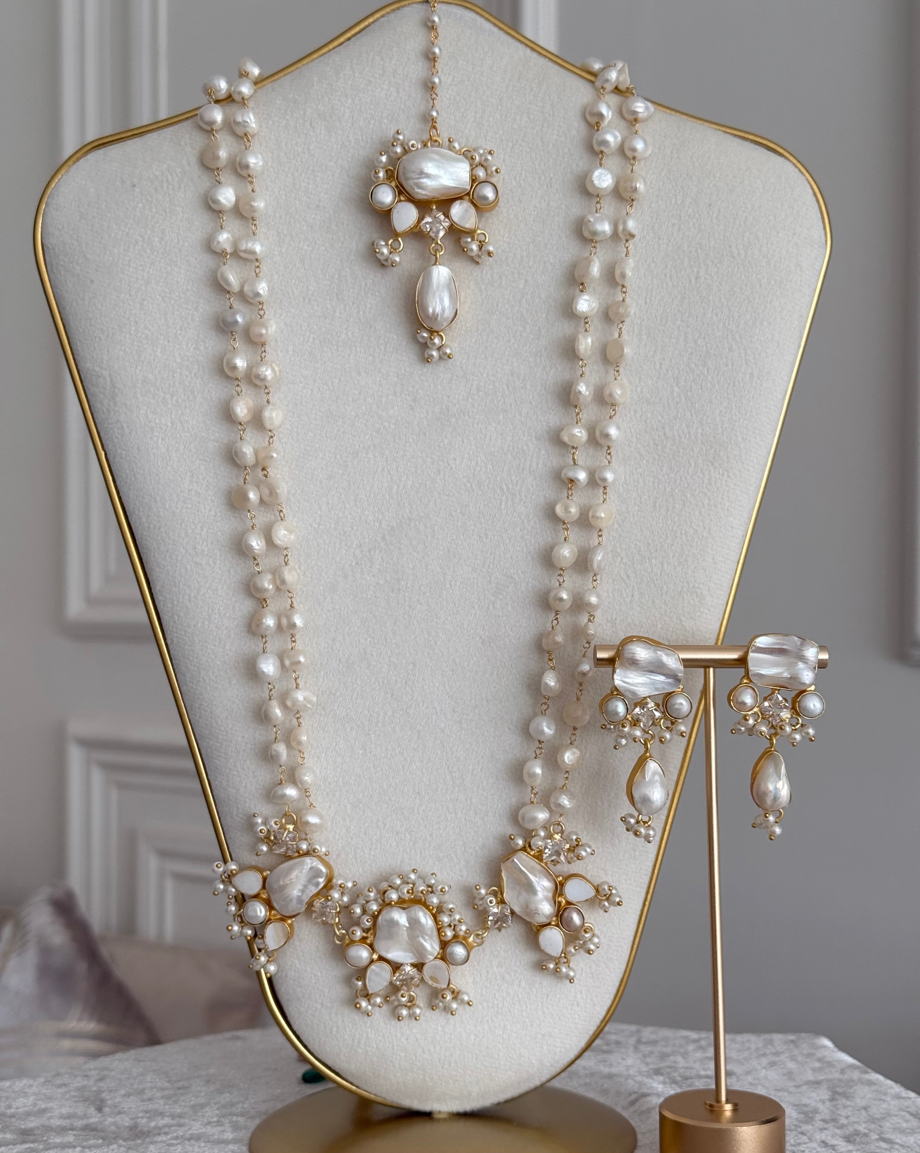 Eman pearl mala set
