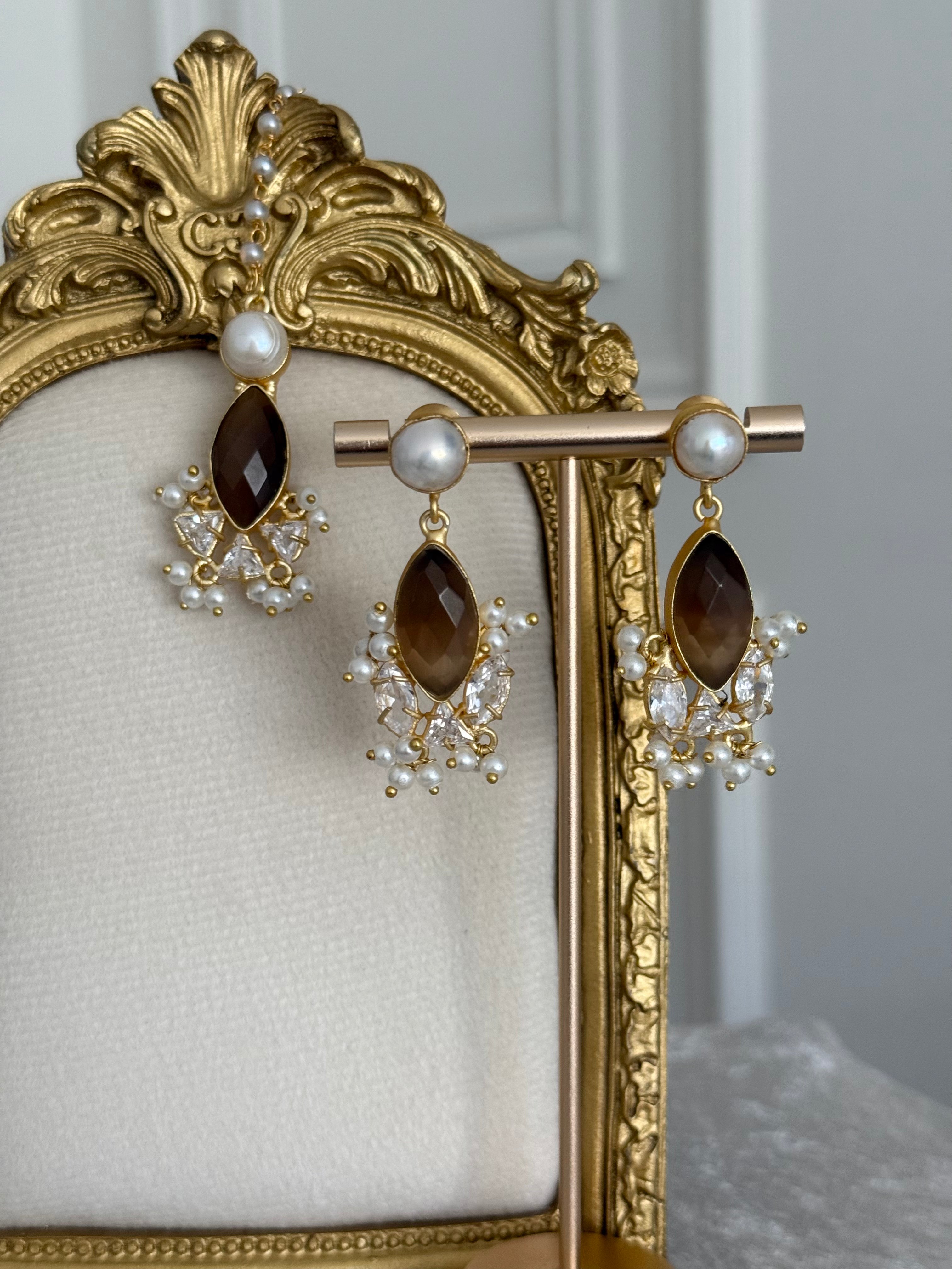 Miray Brown Tikka Set