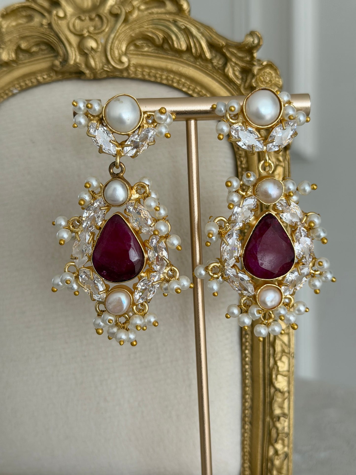 Inayah Ruby Earrings