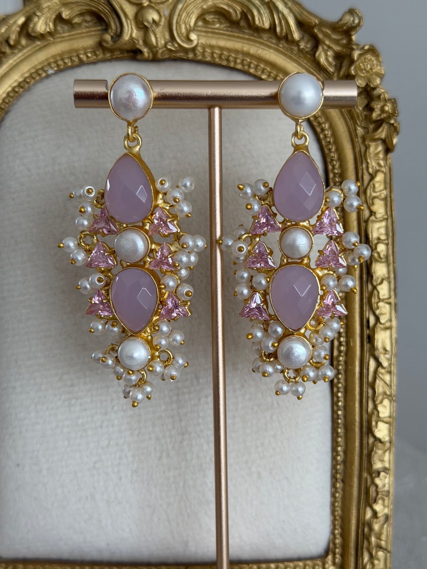 Jazmin Lilac Earrings