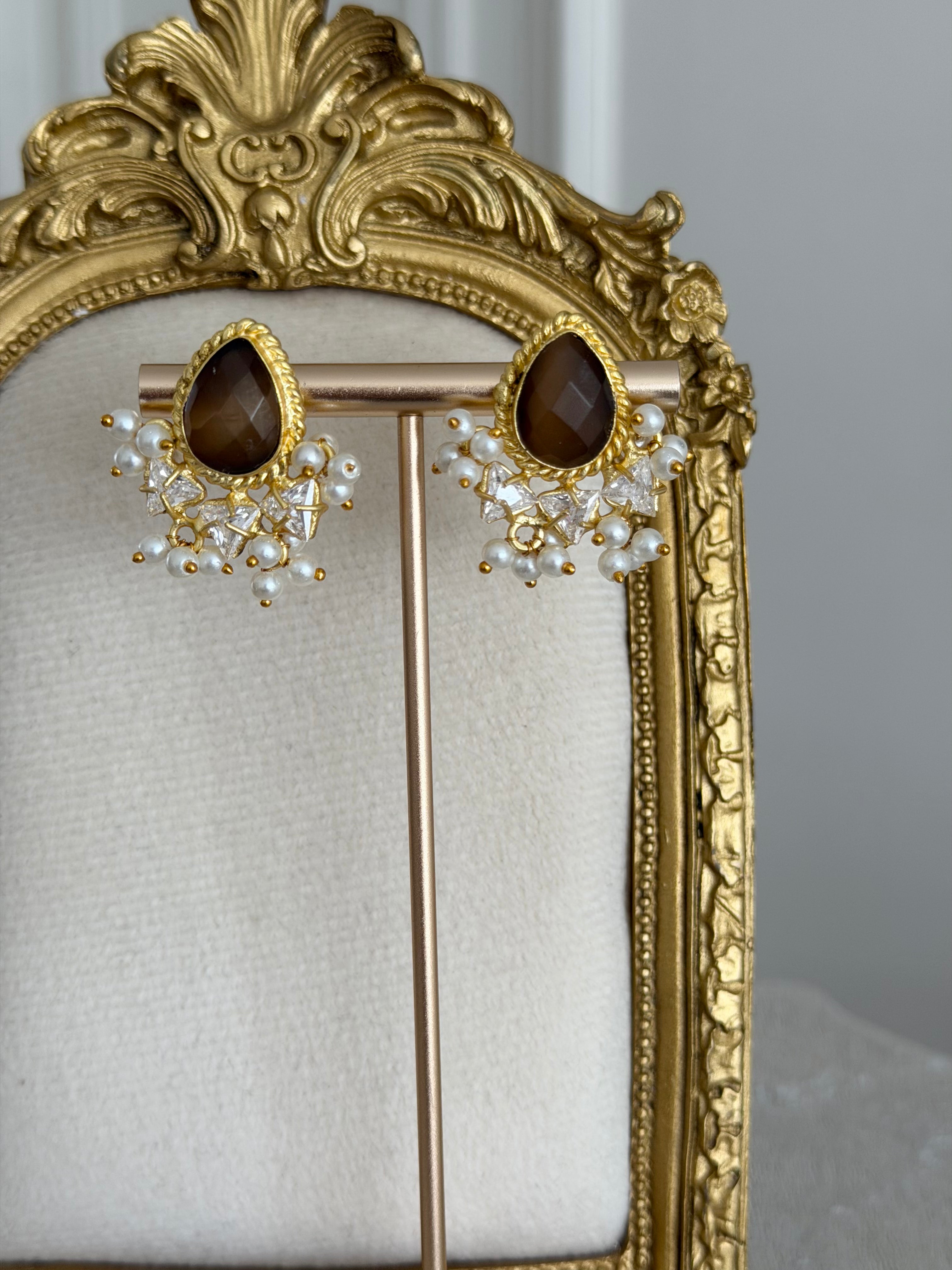 Ana Brown Earrings
