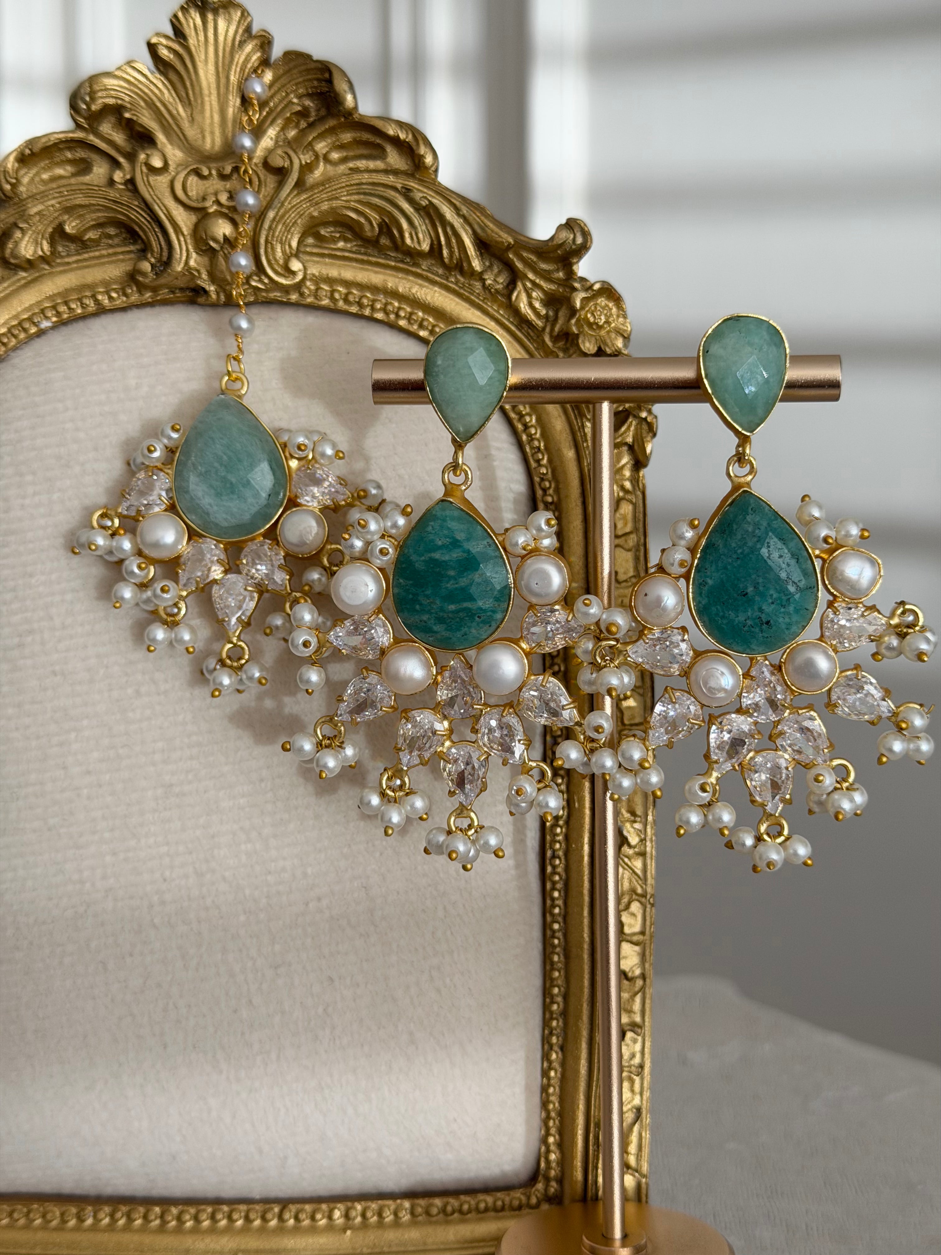 Malika Blue Tikka Set