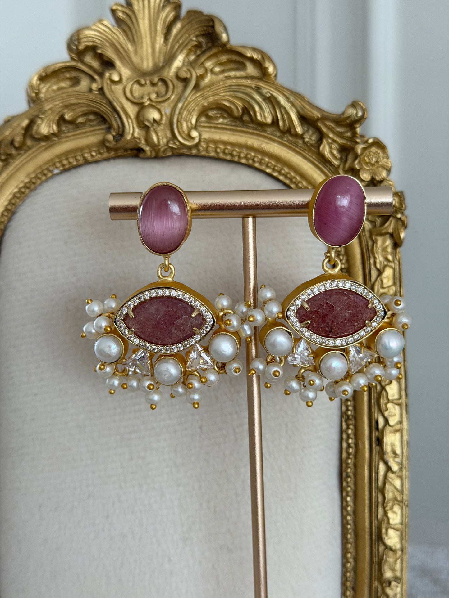 Ranayah Pink Earrings