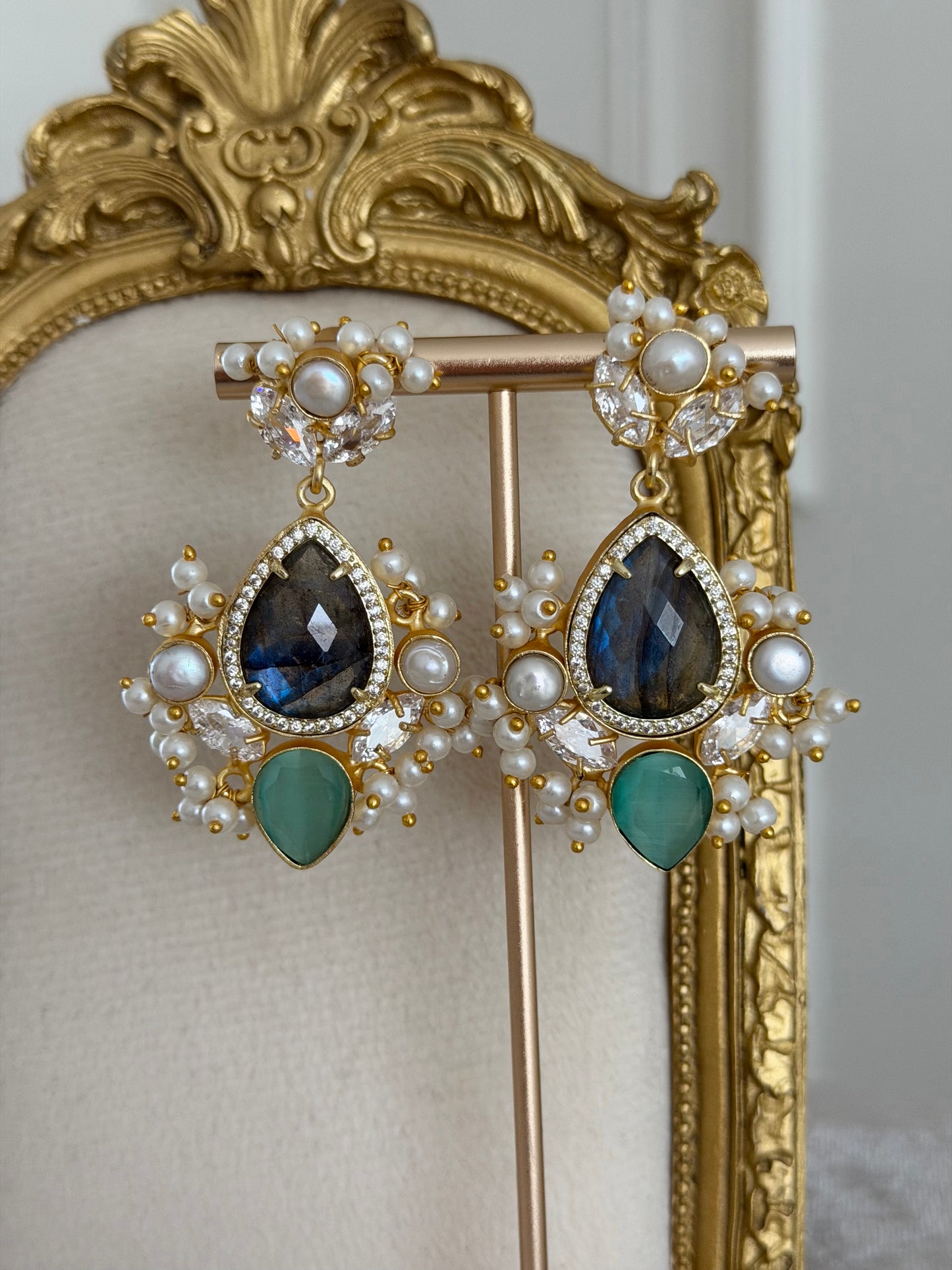 Ava Blue Earrings