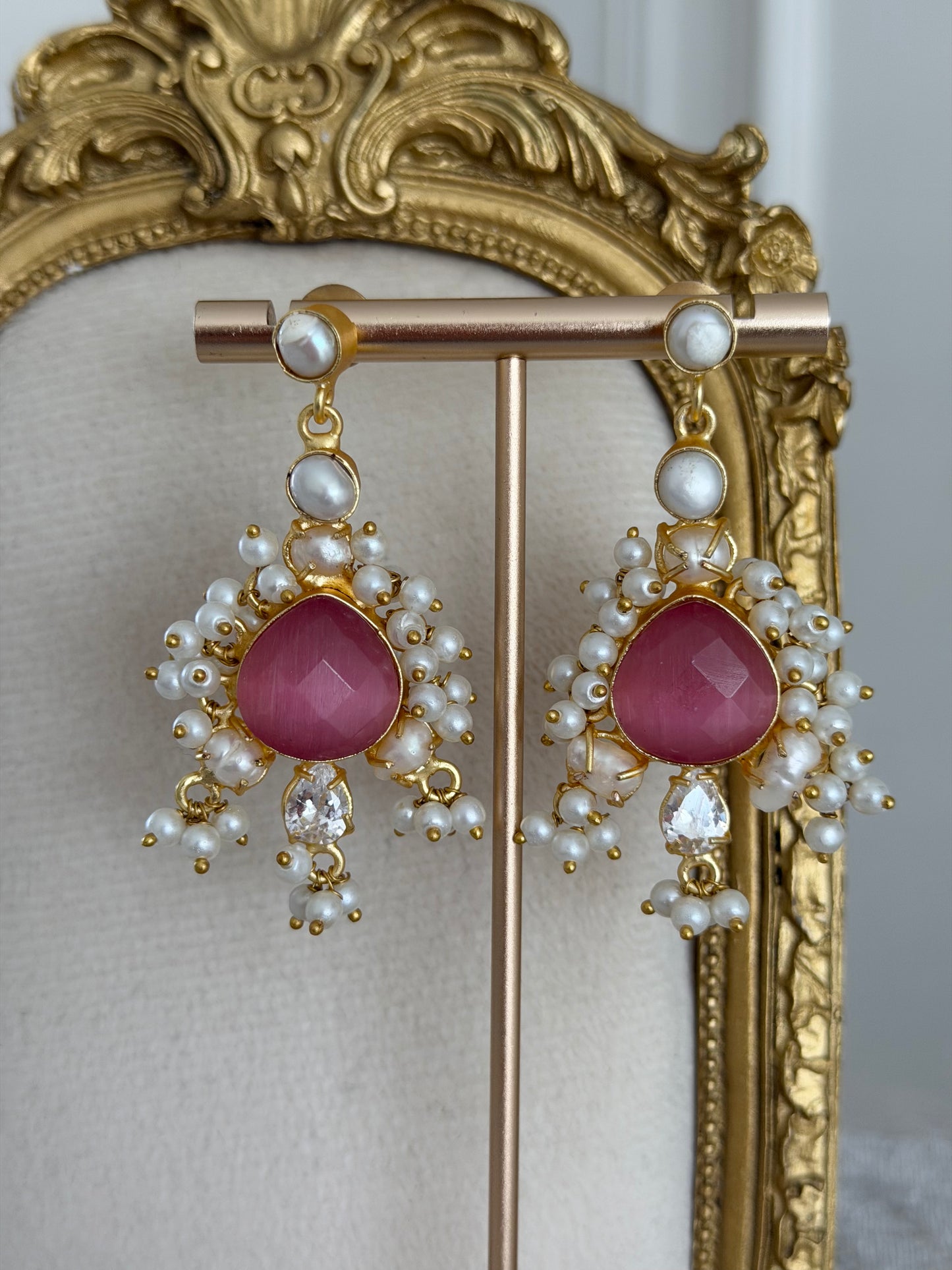 Dania Pink Earrings
