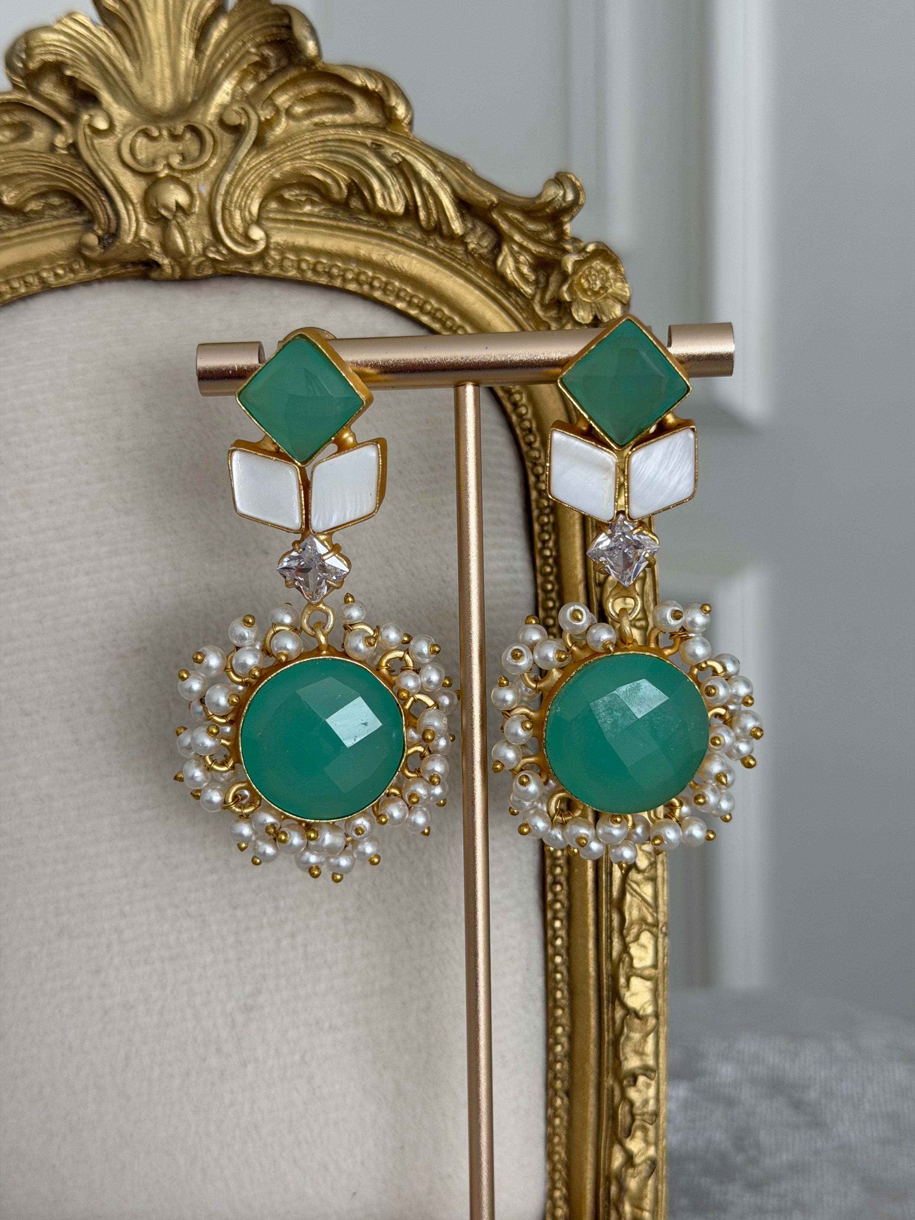 Jaida Green Earrings