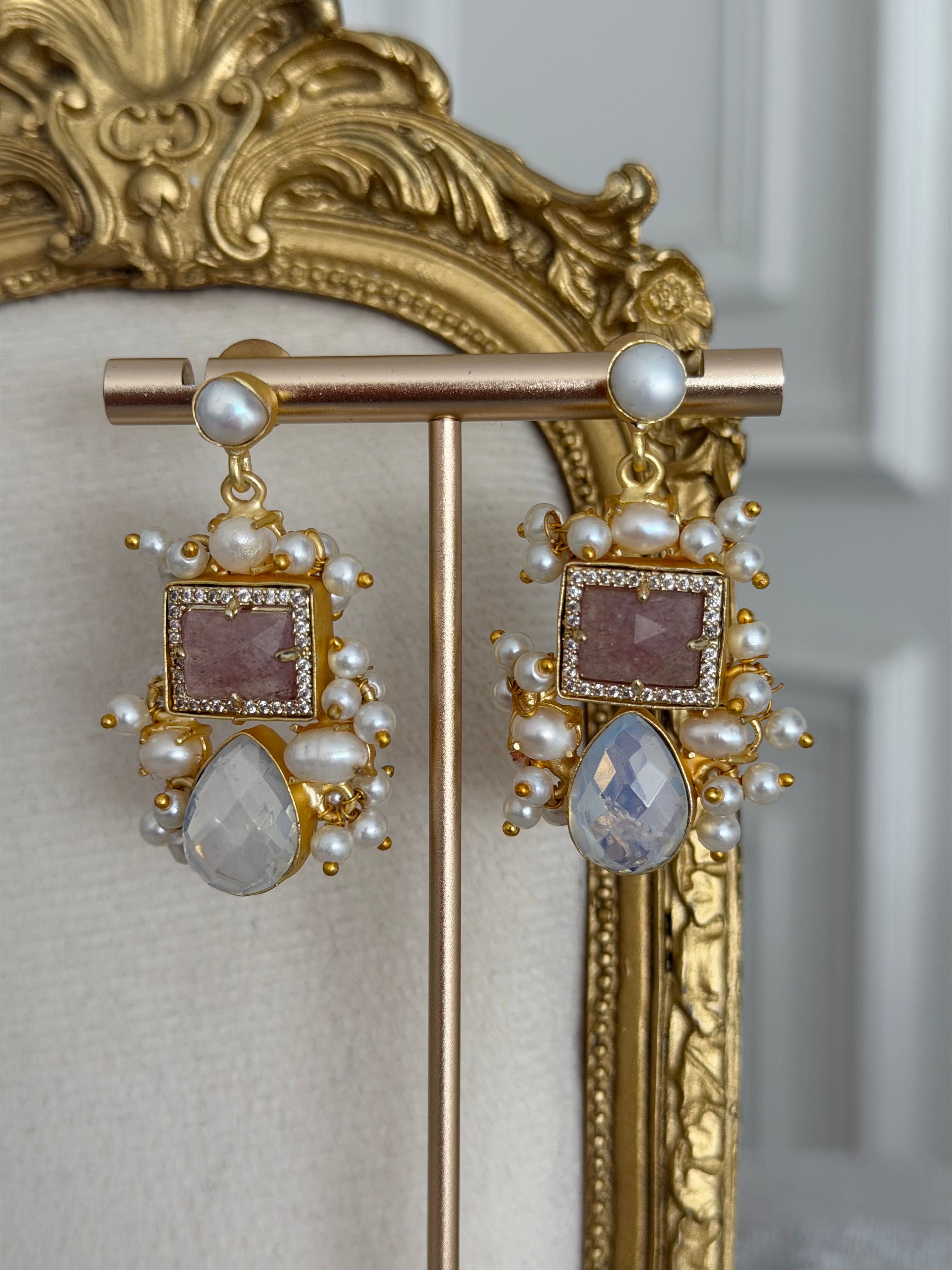 Esila Pink Earrings
