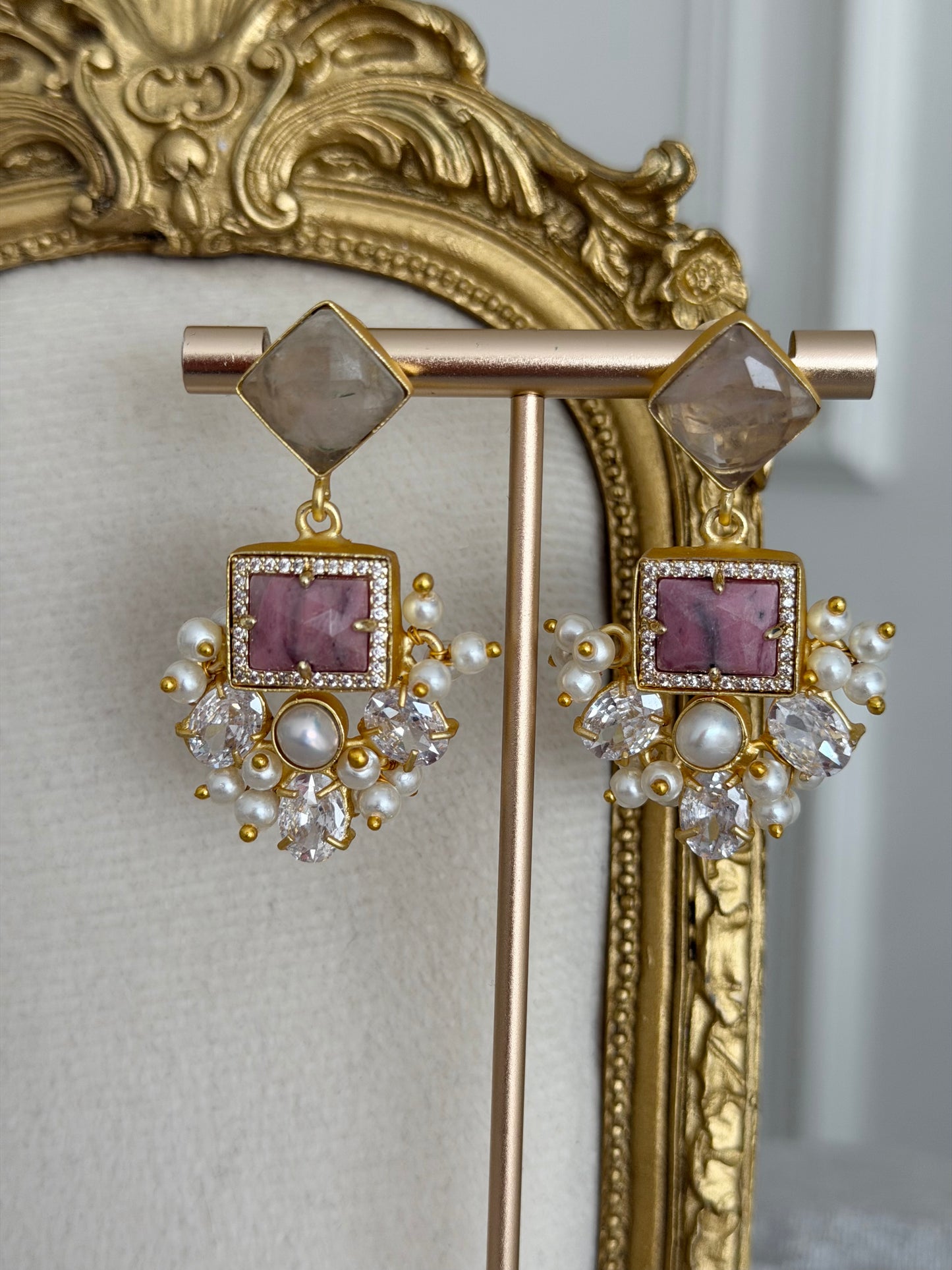 Laila Pink Earrings
