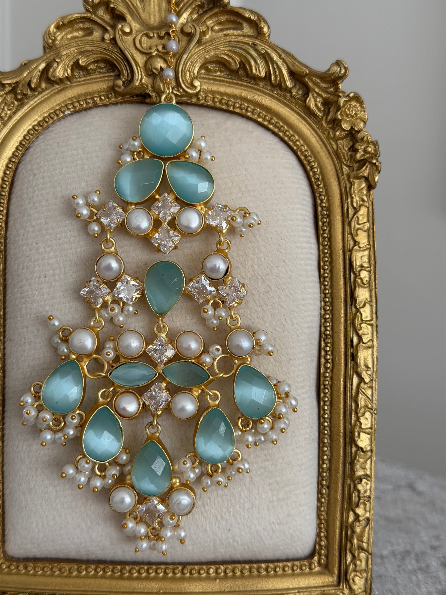 Alara Blue Jhumar