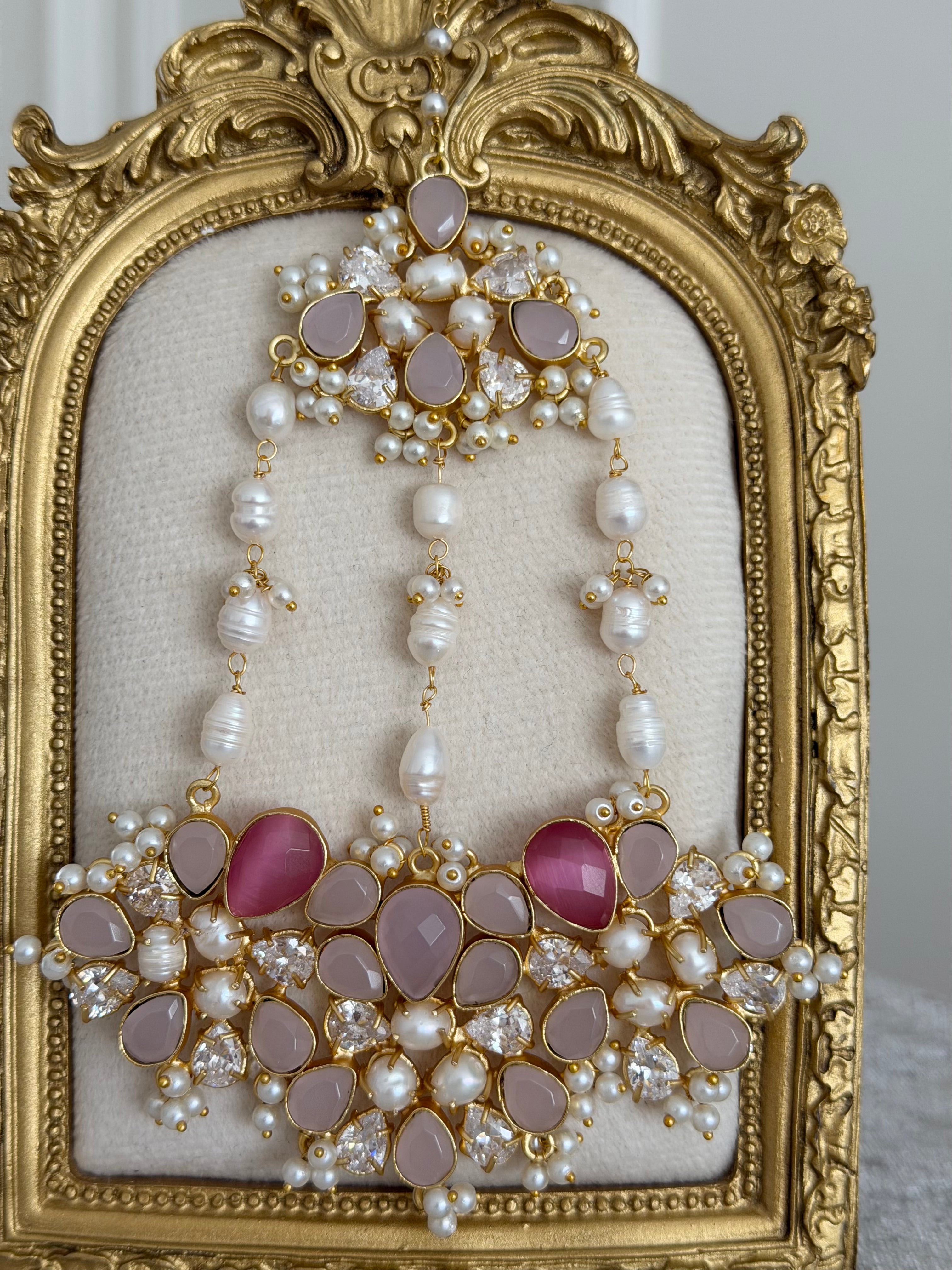 Zaria Pink Jhumar