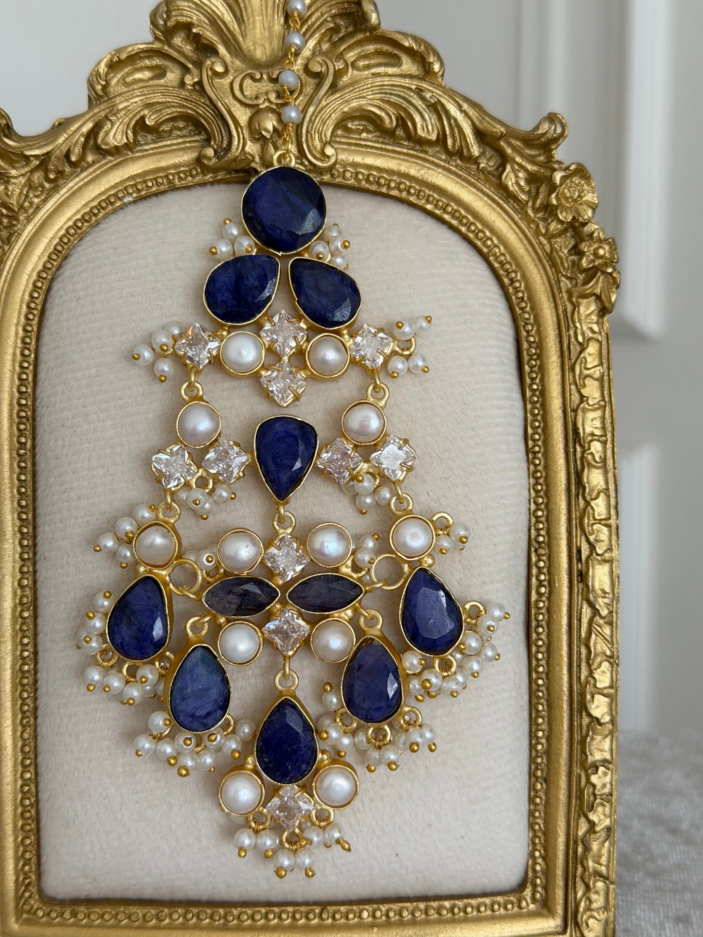 Alara Navy Blue Jhumar