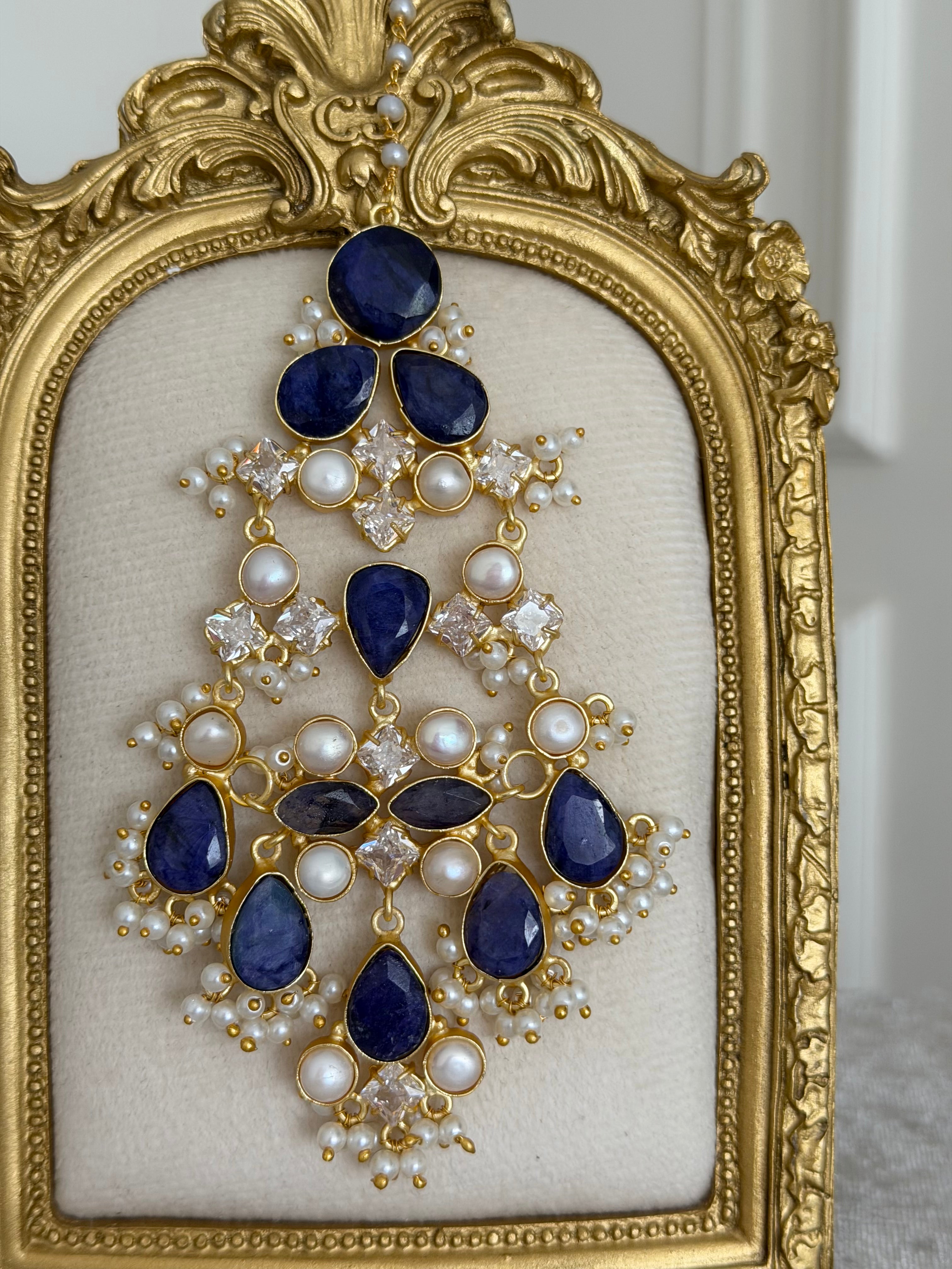 Alara Navy Blue Jhumar