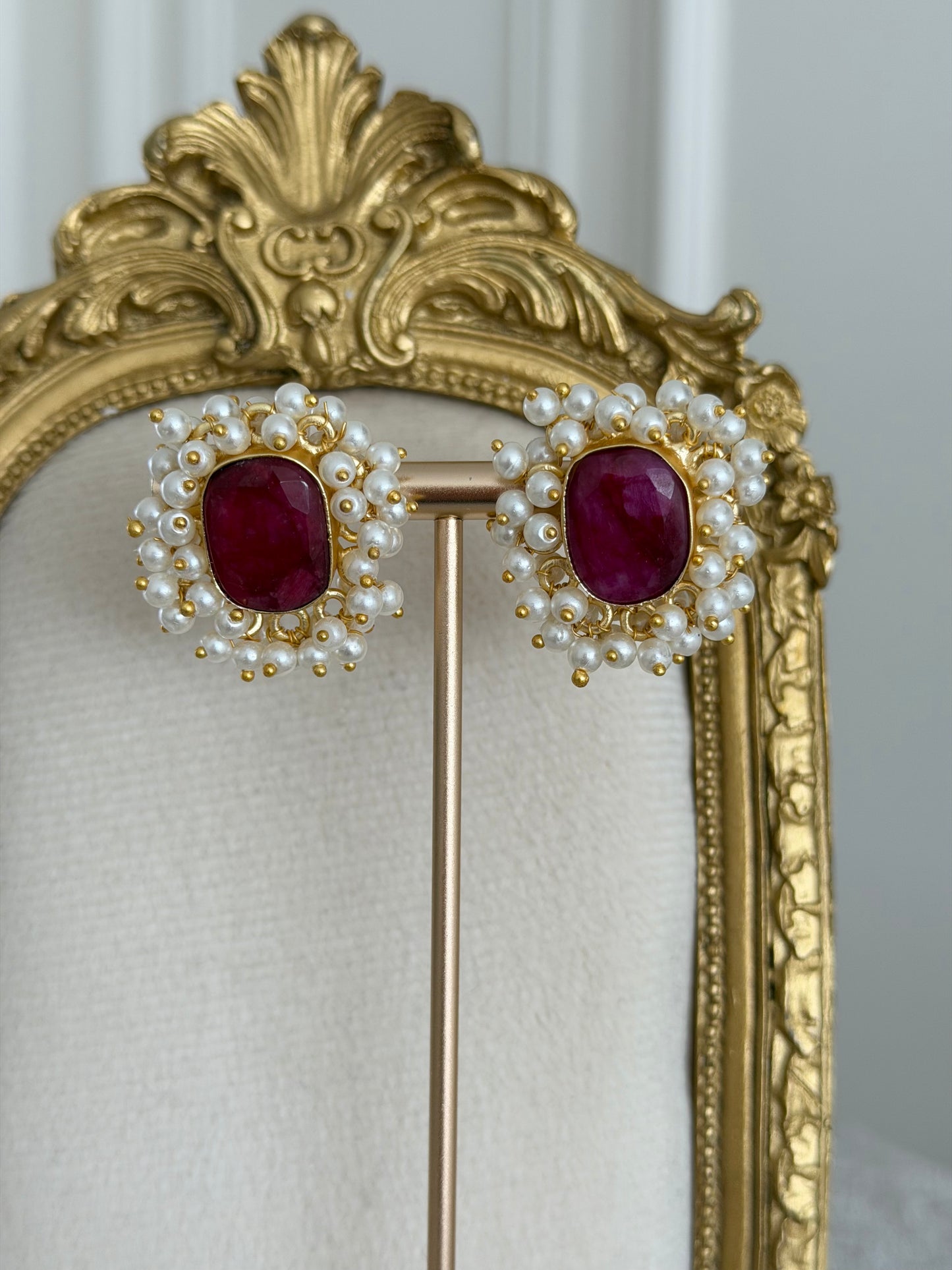 Sevda Ruby Earrings