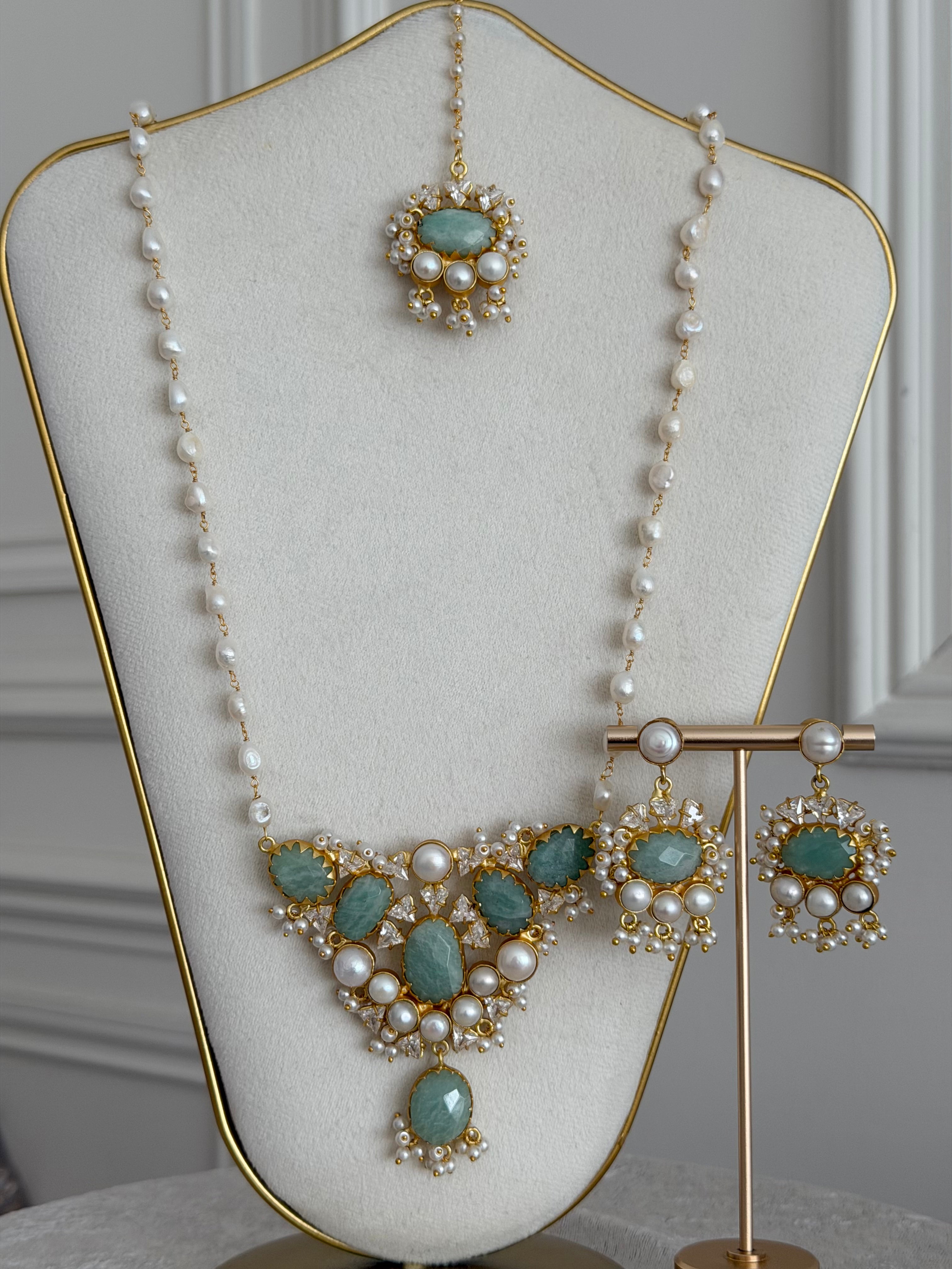 Elena Blue Mala Set