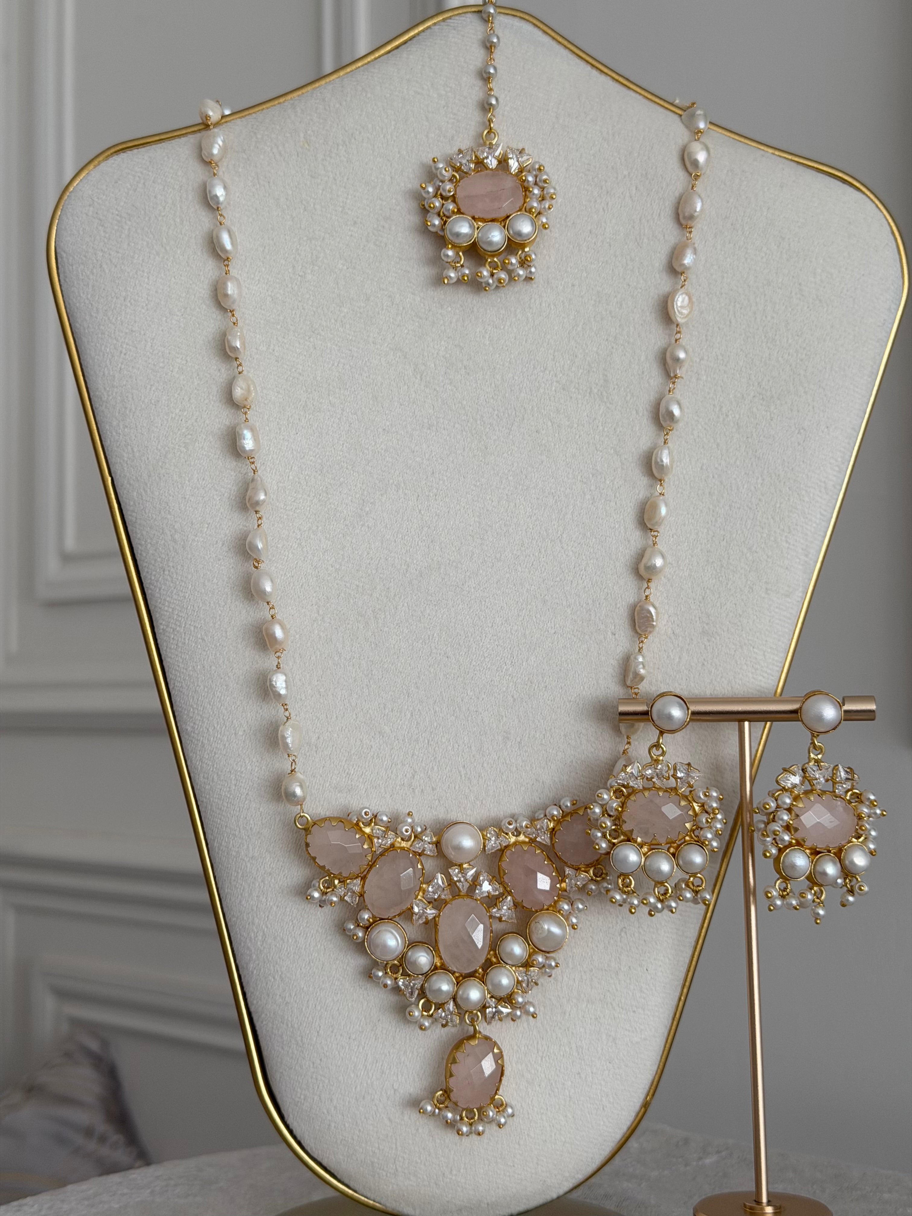 Elena Rose Quartz Mala Sets