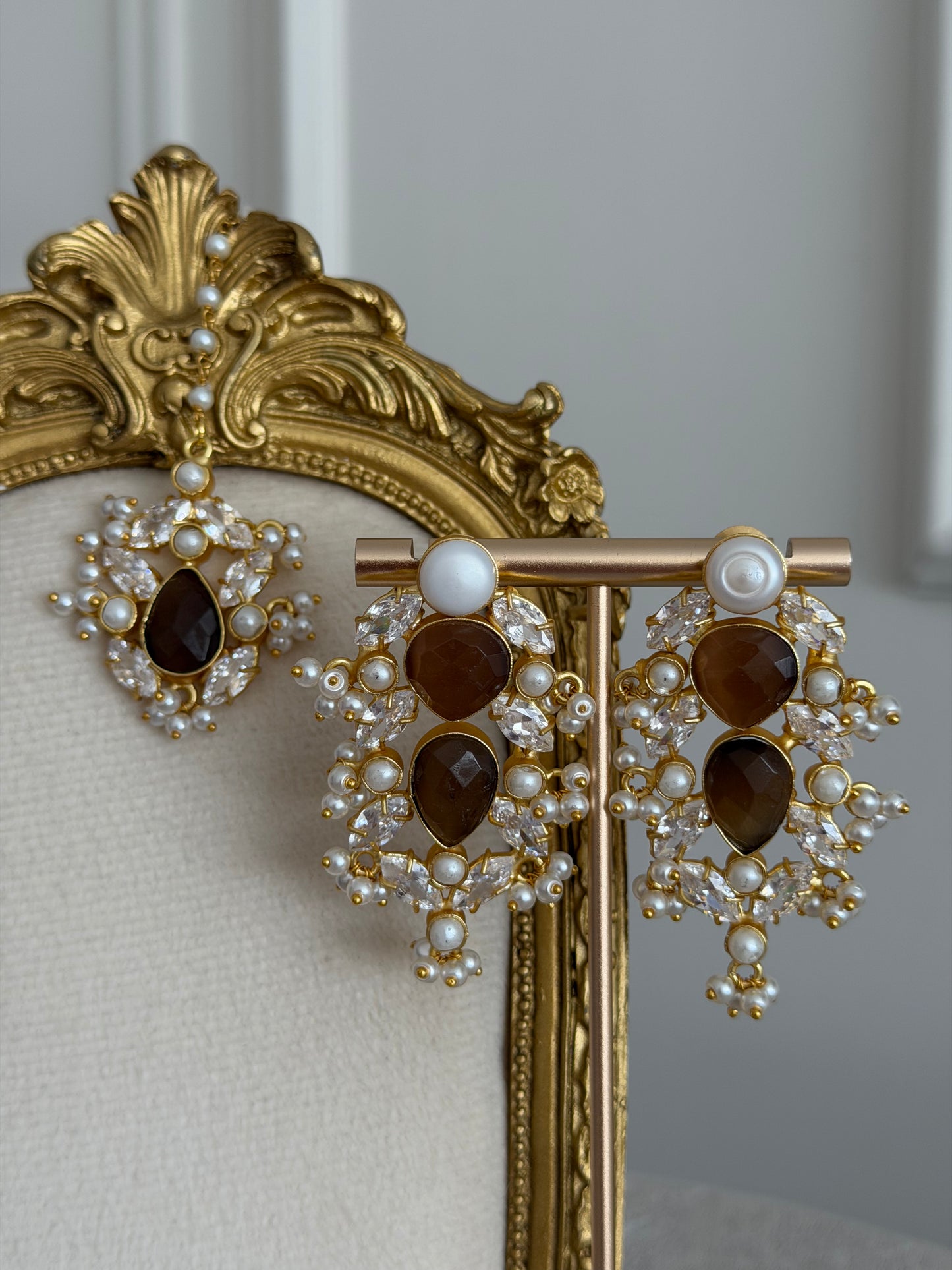 Areej Brown Tikka Set
