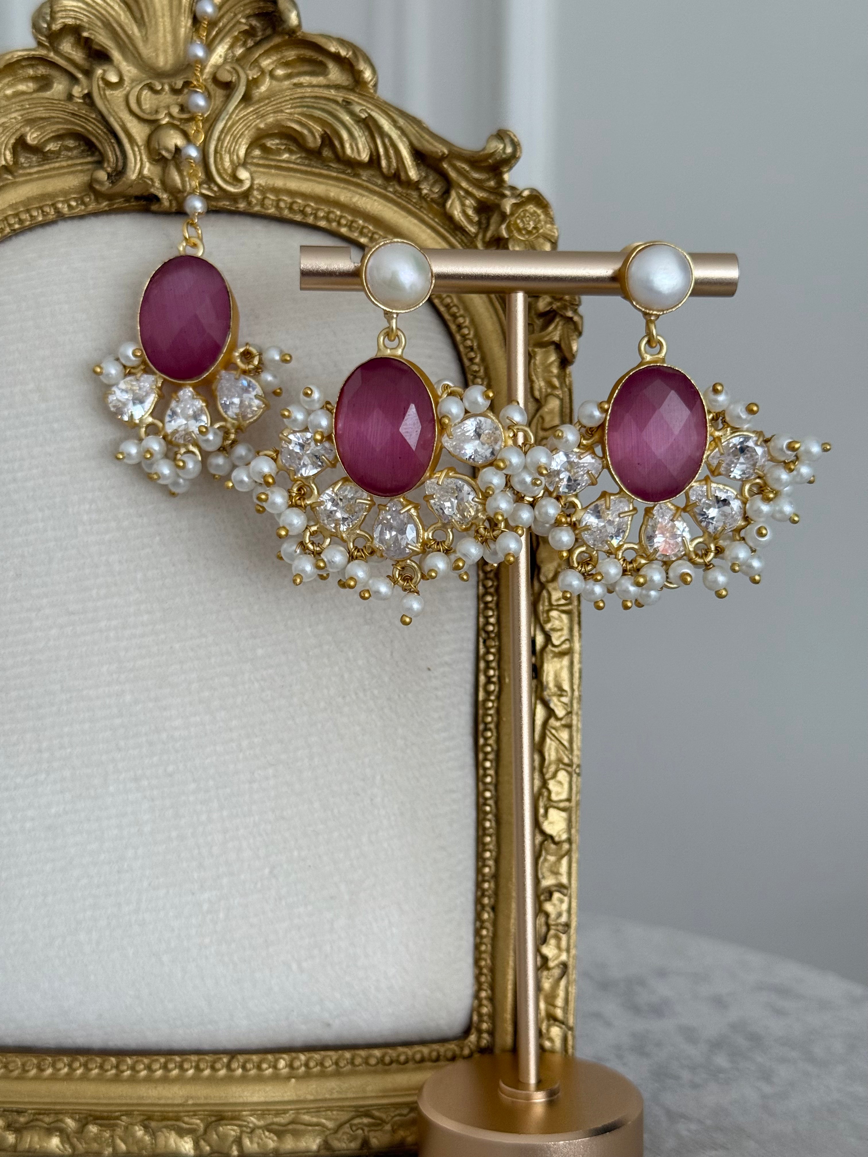 Azeena Pink Tikka Set