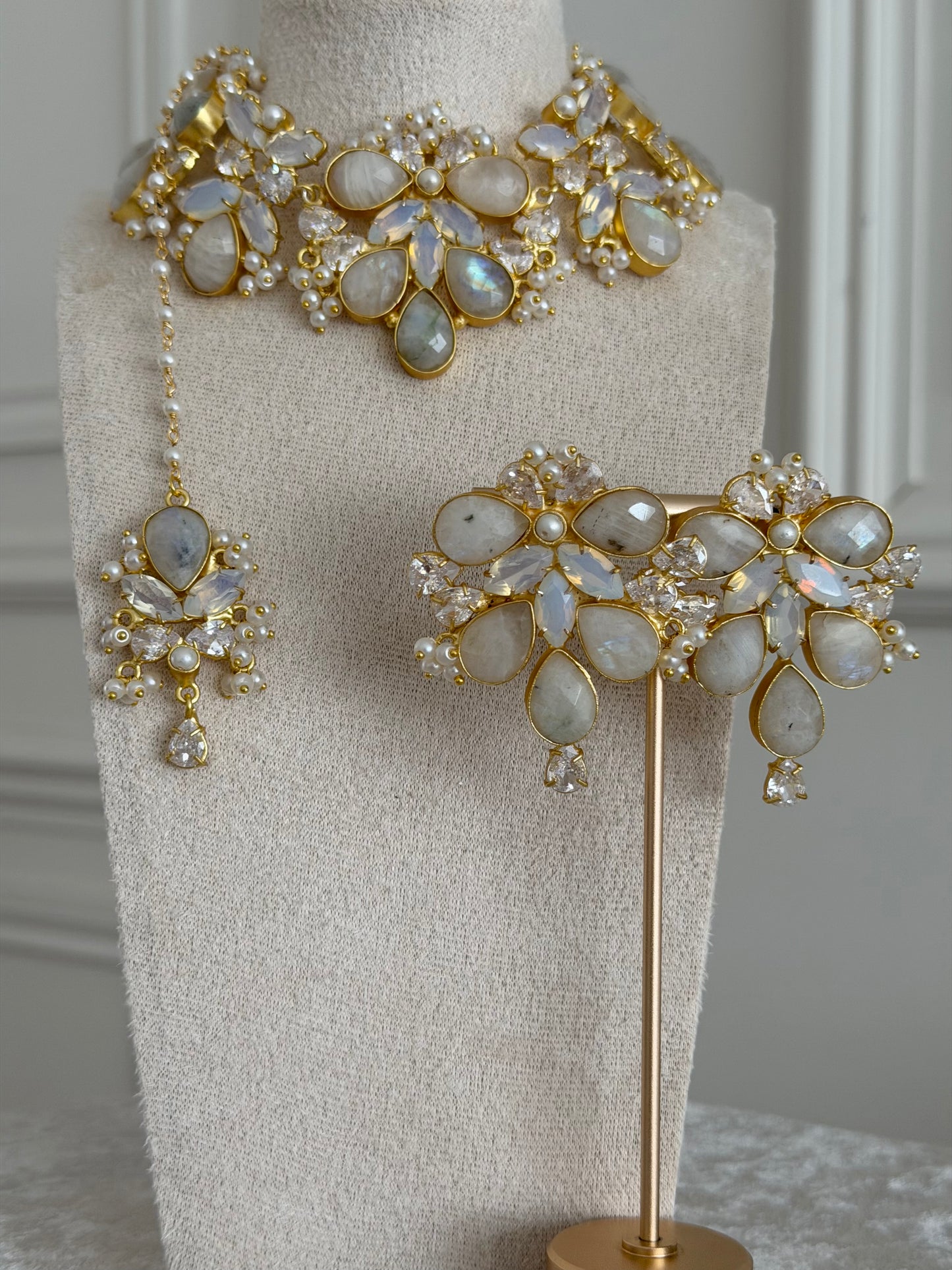 Riya Grey Necklace Set