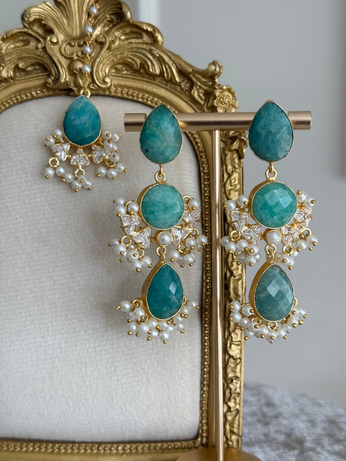 Maysa Blue Tikka Set