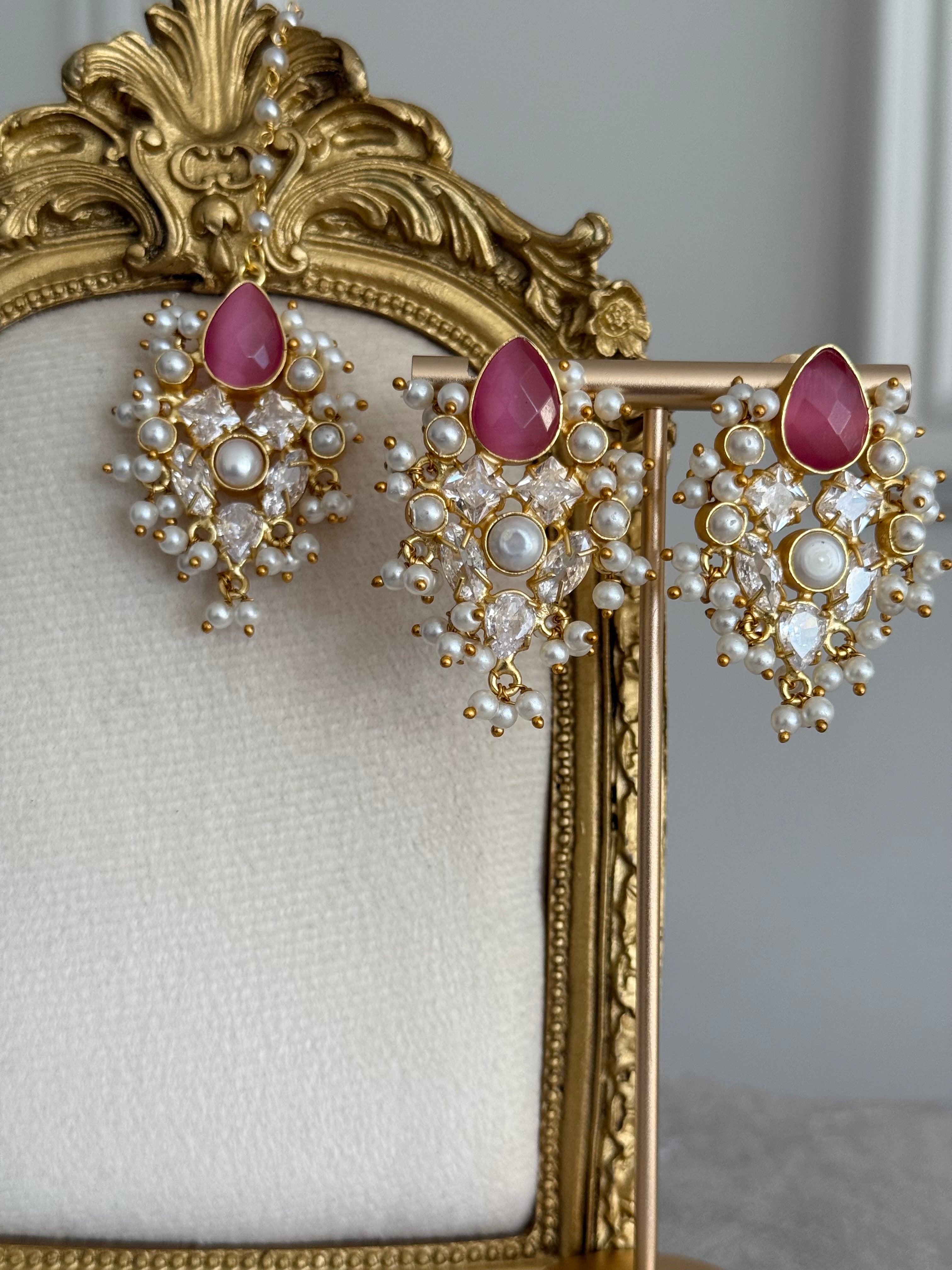 Rosa Pink Tikka Set